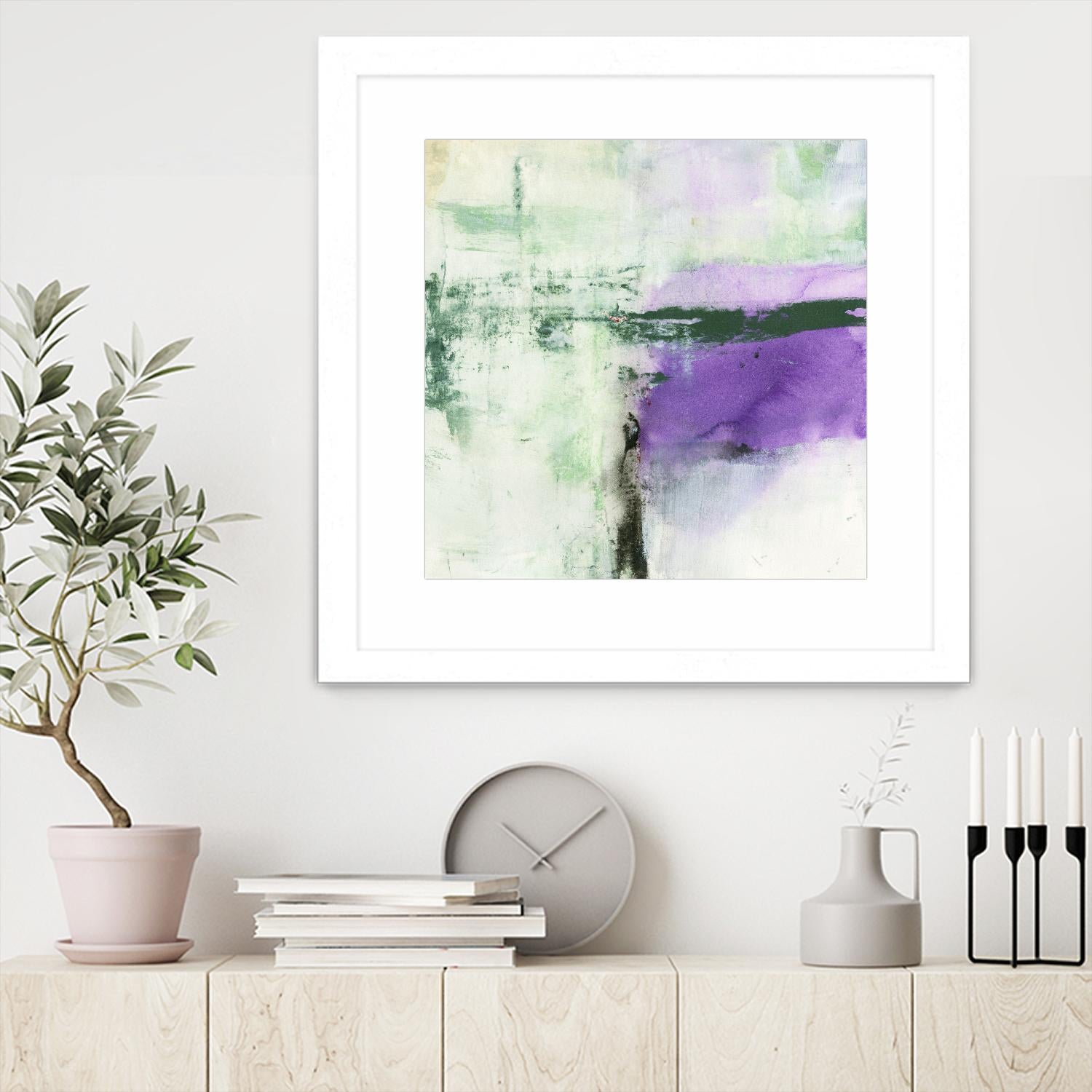 Another World II by Michelle Oppenheimer on GIANT ART - green abstract