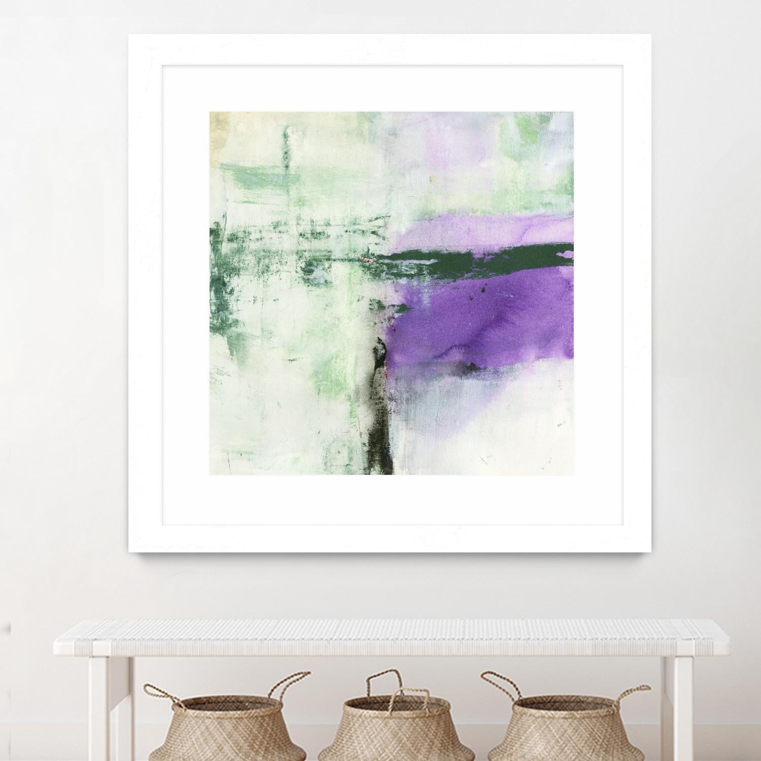 Another World II by Michelle Oppenheimer on GIANT ART - green abstract