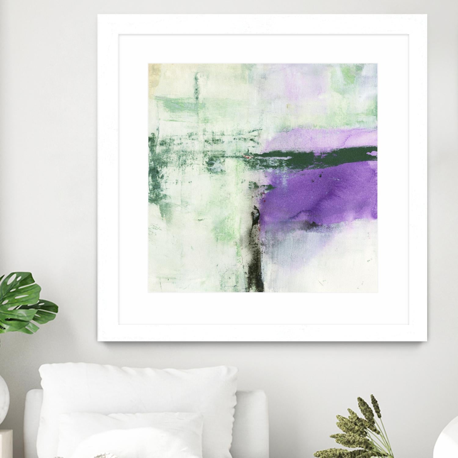 Another World II by Michelle Oppenheimer on GIANT ART - green abstract