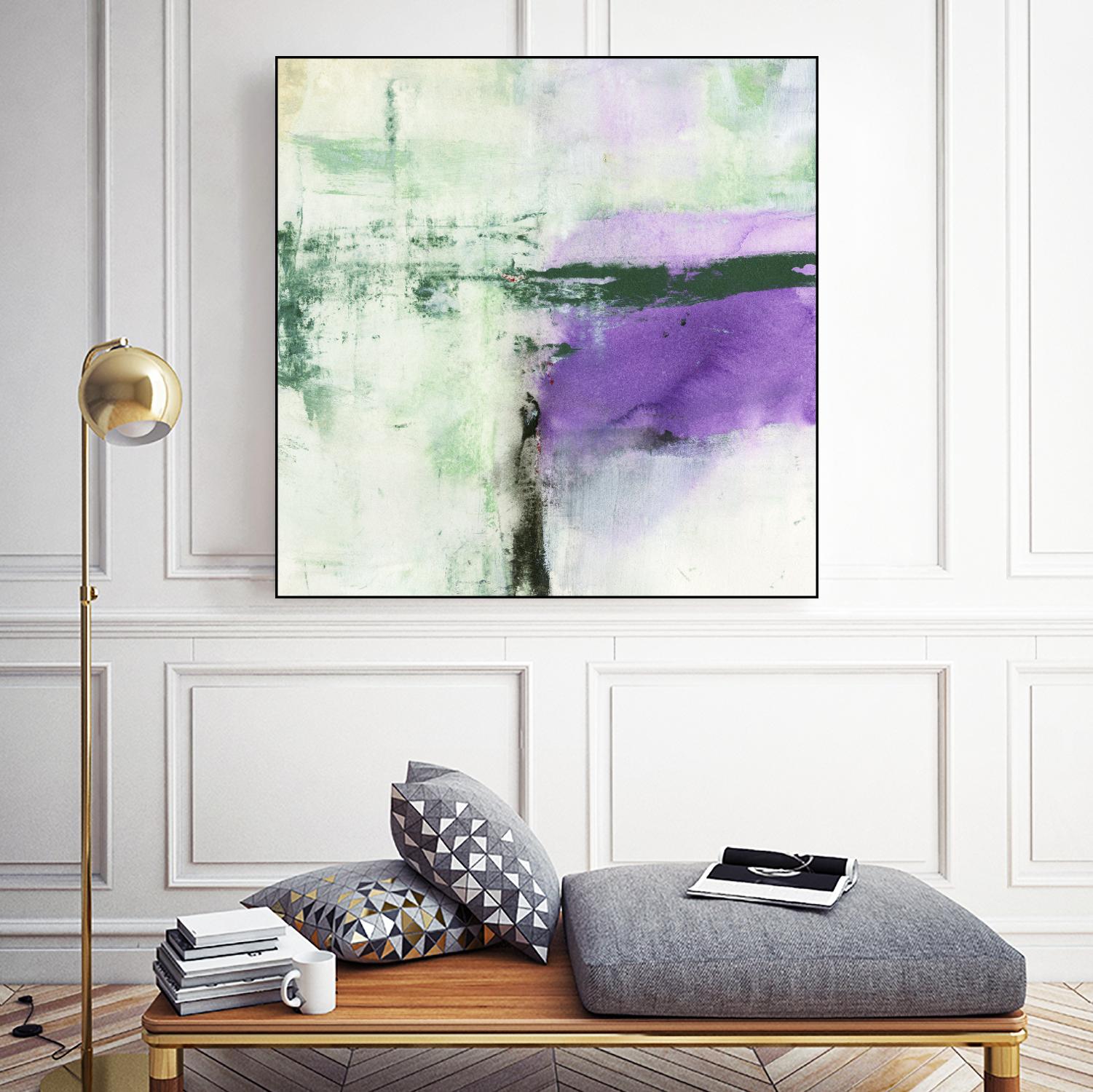 Another World II by Michelle Oppenheimer on GIANT ART - green abstract