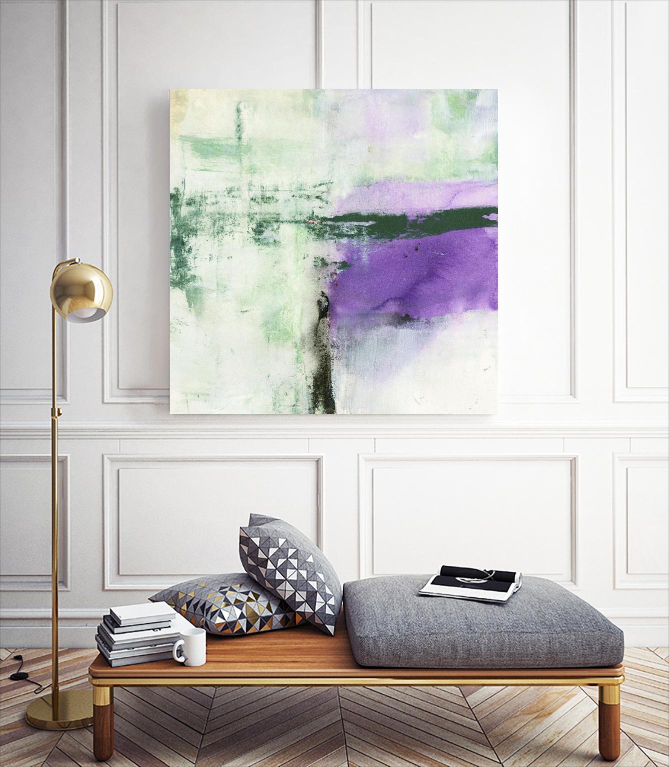 Another World II by Michelle Oppenheimer on GIANT ART - green abstract