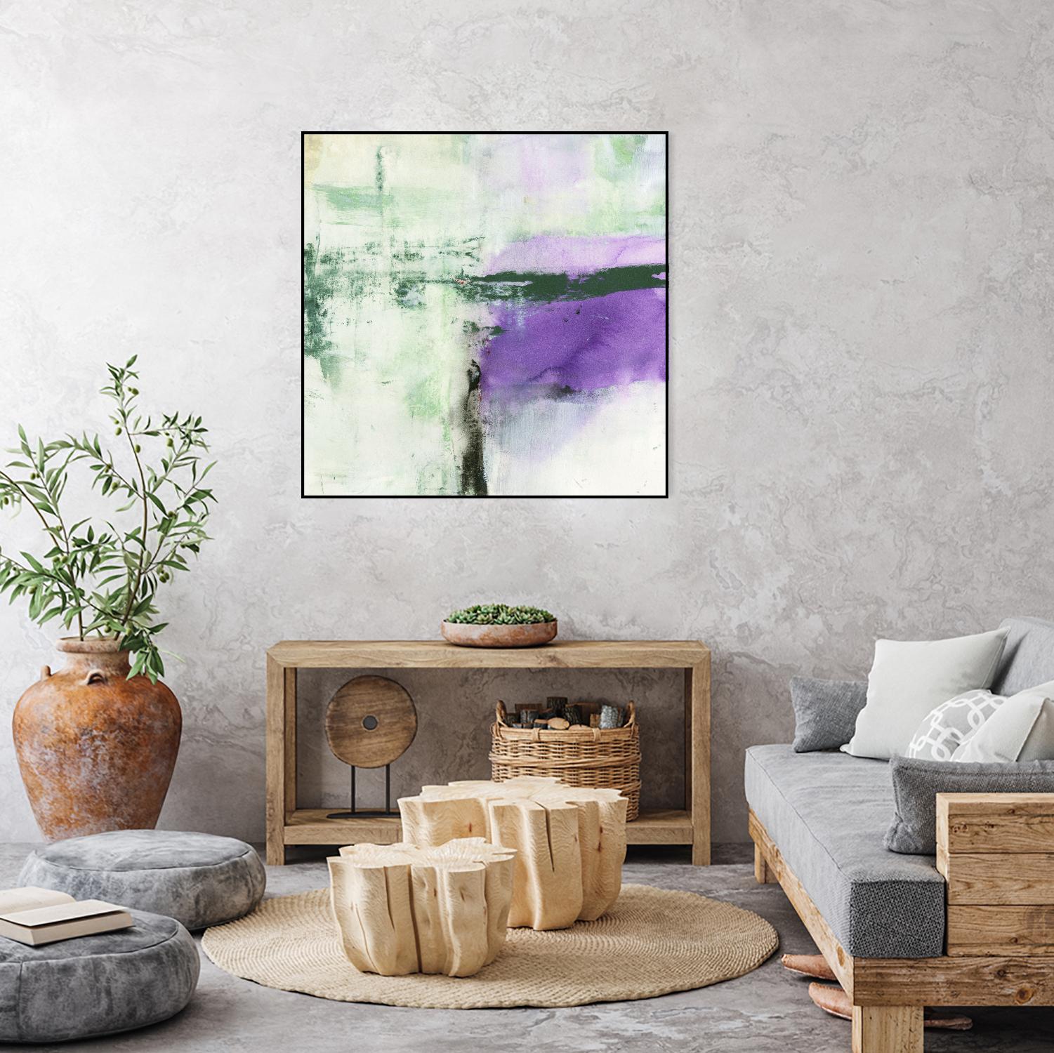 Another World II by Michelle Oppenheimer on GIANT ART - green abstract