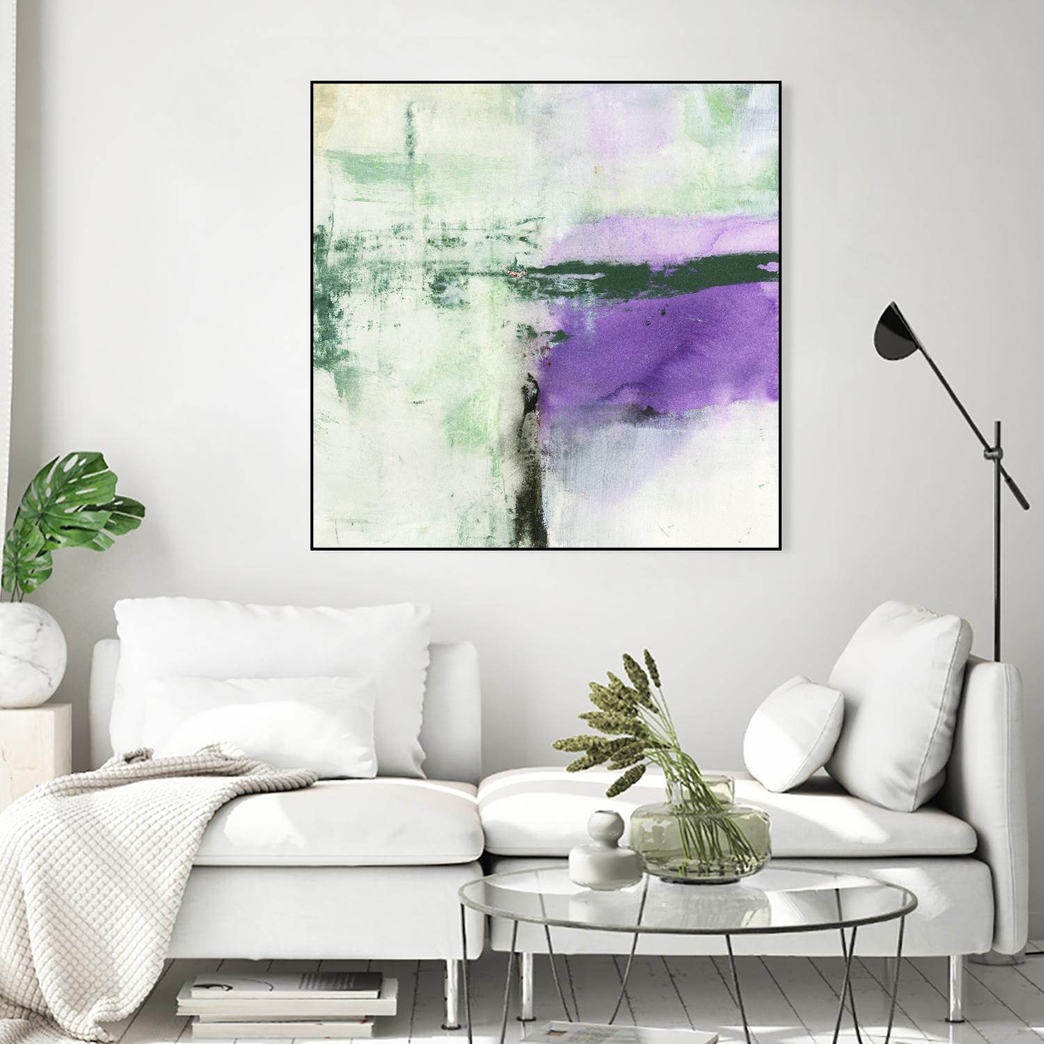 Another World II by Michelle Oppenheimer on GIANT ART - green abstract