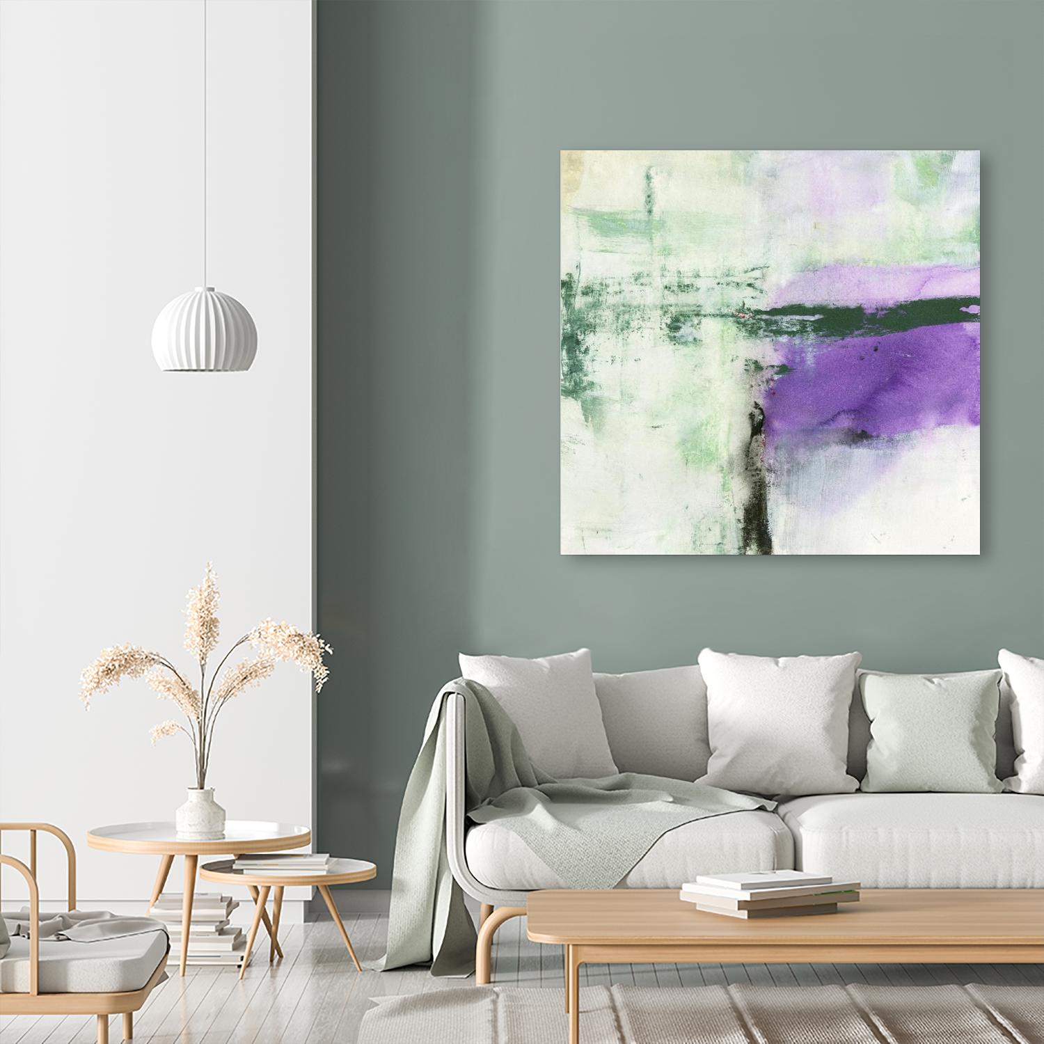 Another World II by Michelle Oppenheimer on GIANT ART - green abstract