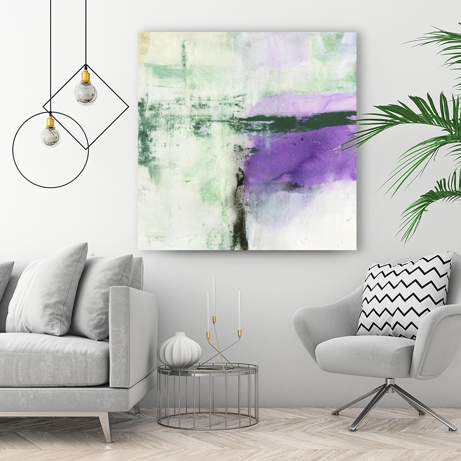 Another World II by Michelle Oppenheimer on GIANT ART - green abstract