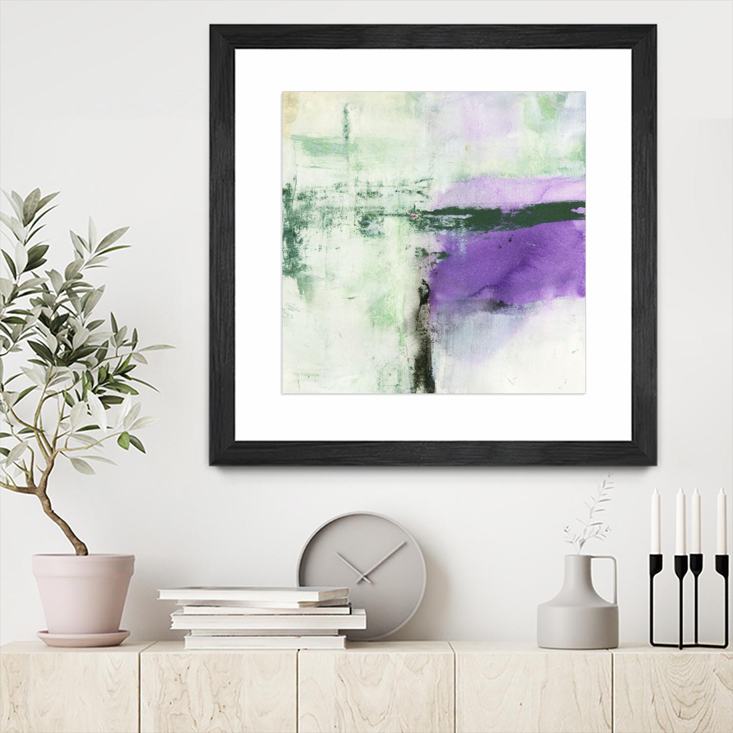 Another World II by Michelle Oppenheimer on GIANT ART - green abstract