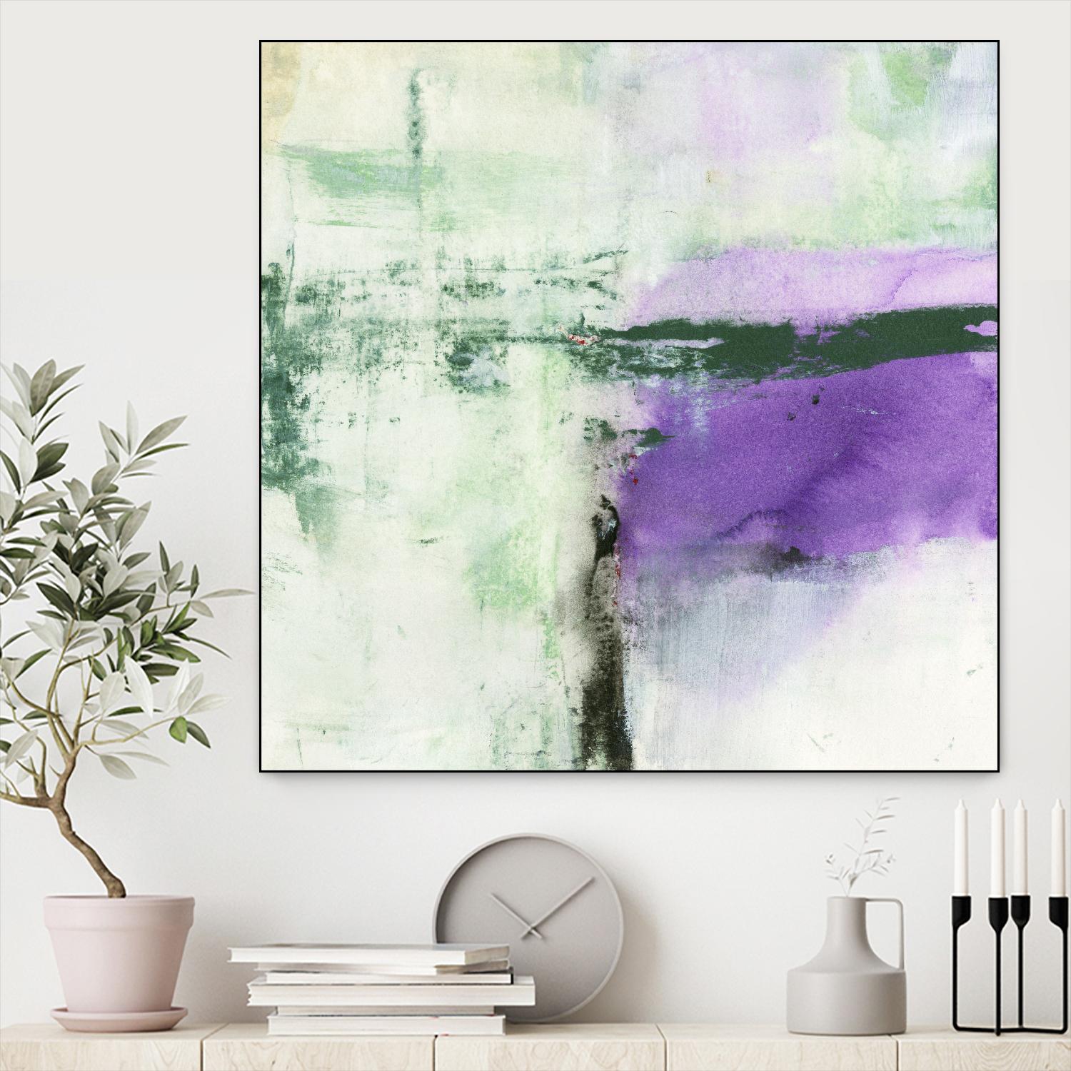 Another World II by Michelle Oppenheimer on GIANT ART - green abstract