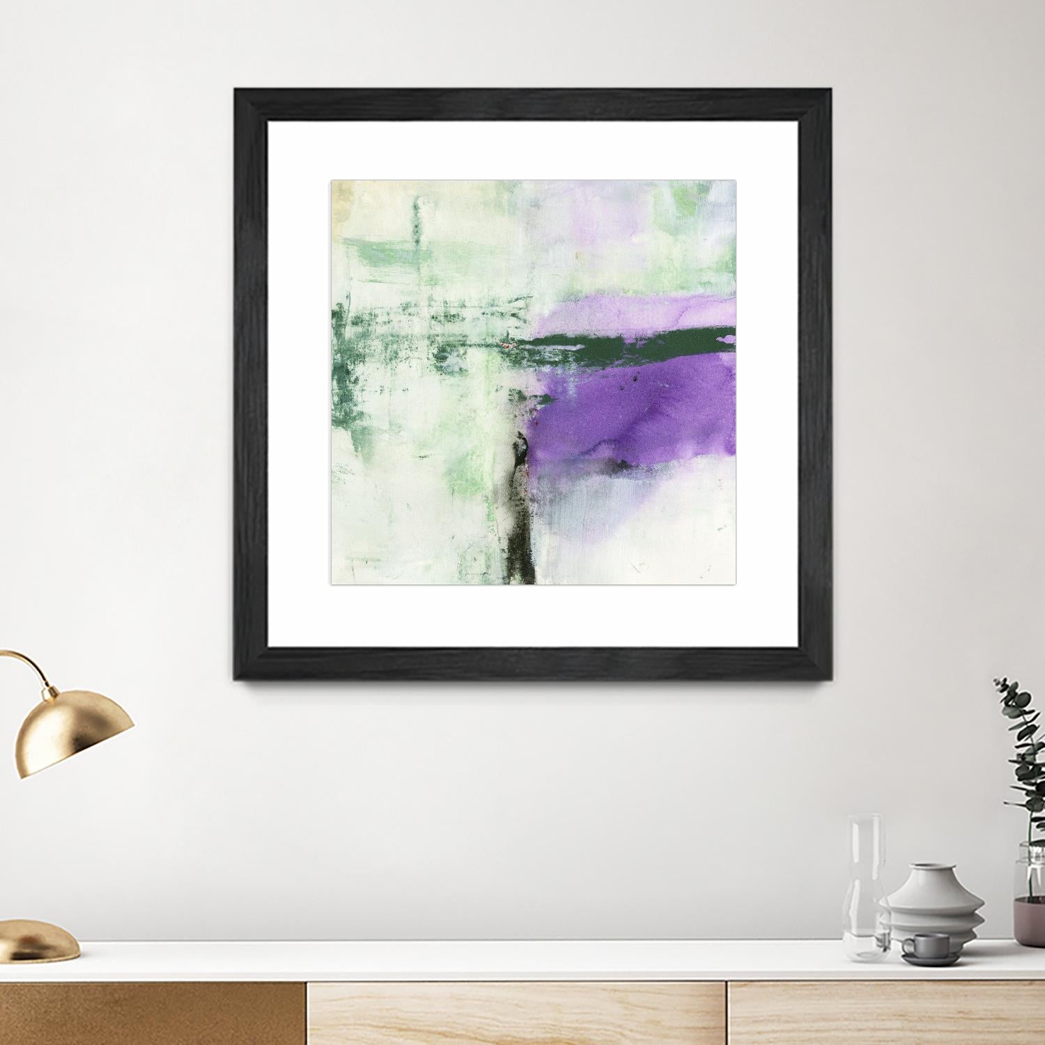 Another World II by Michelle Oppenheimer on GIANT ART - green abstract