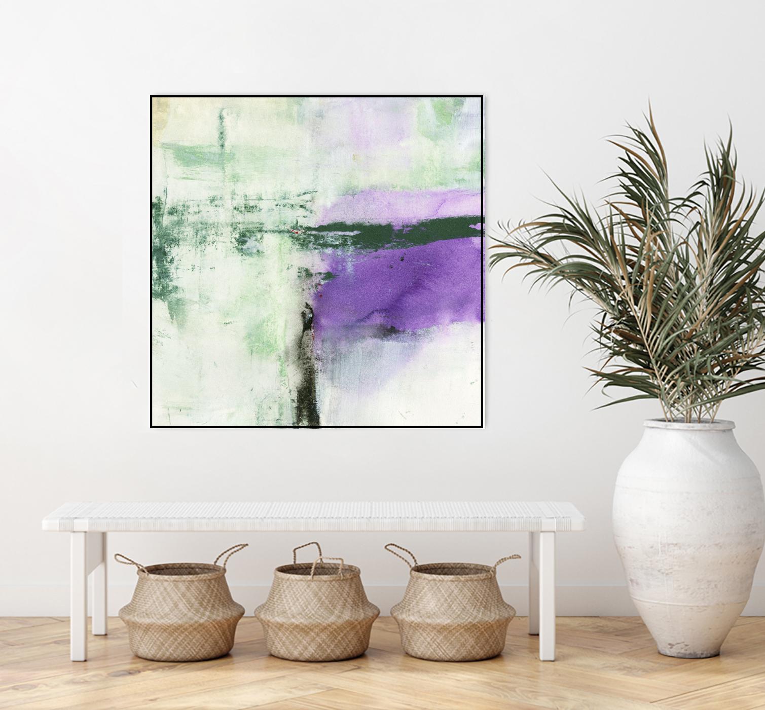 Another World II by Michelle Oppenheimer on GIANT ART - green abstract