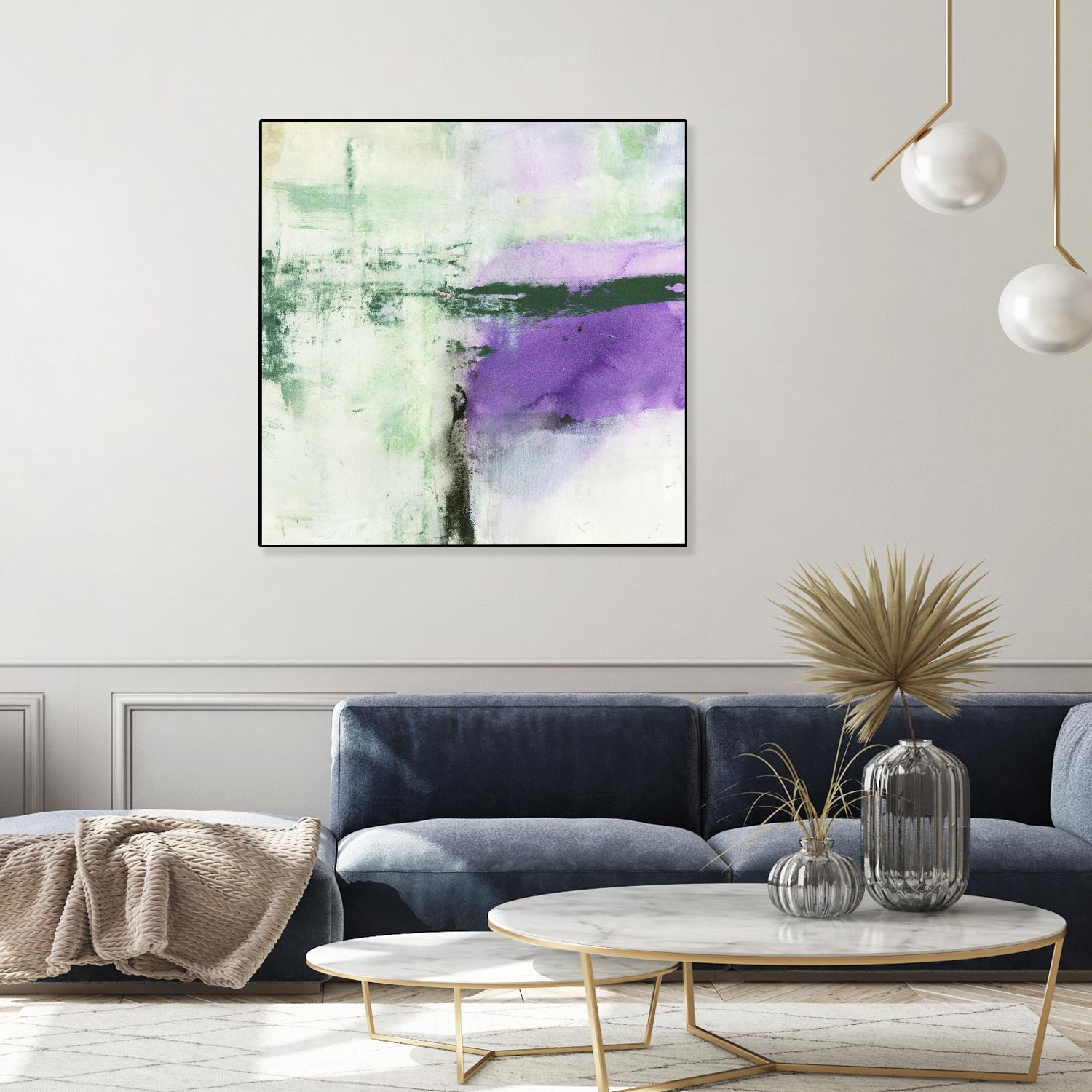 Another World II by Michelle Oppenheimer on GIANT ART - green abstract