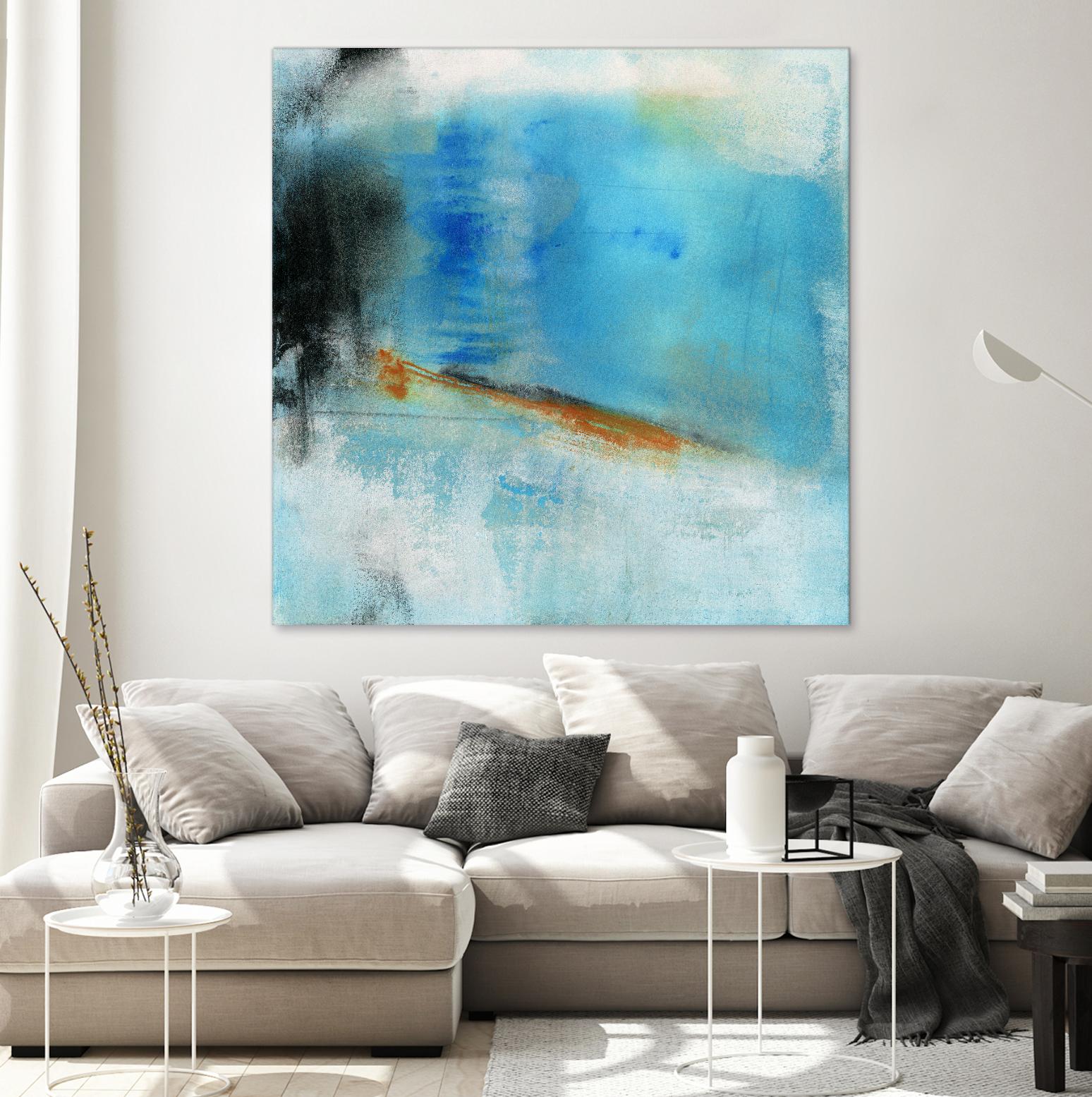 Never Grow Up 1 by Michelle Oppenheimer on GIANT ART - grey abstract