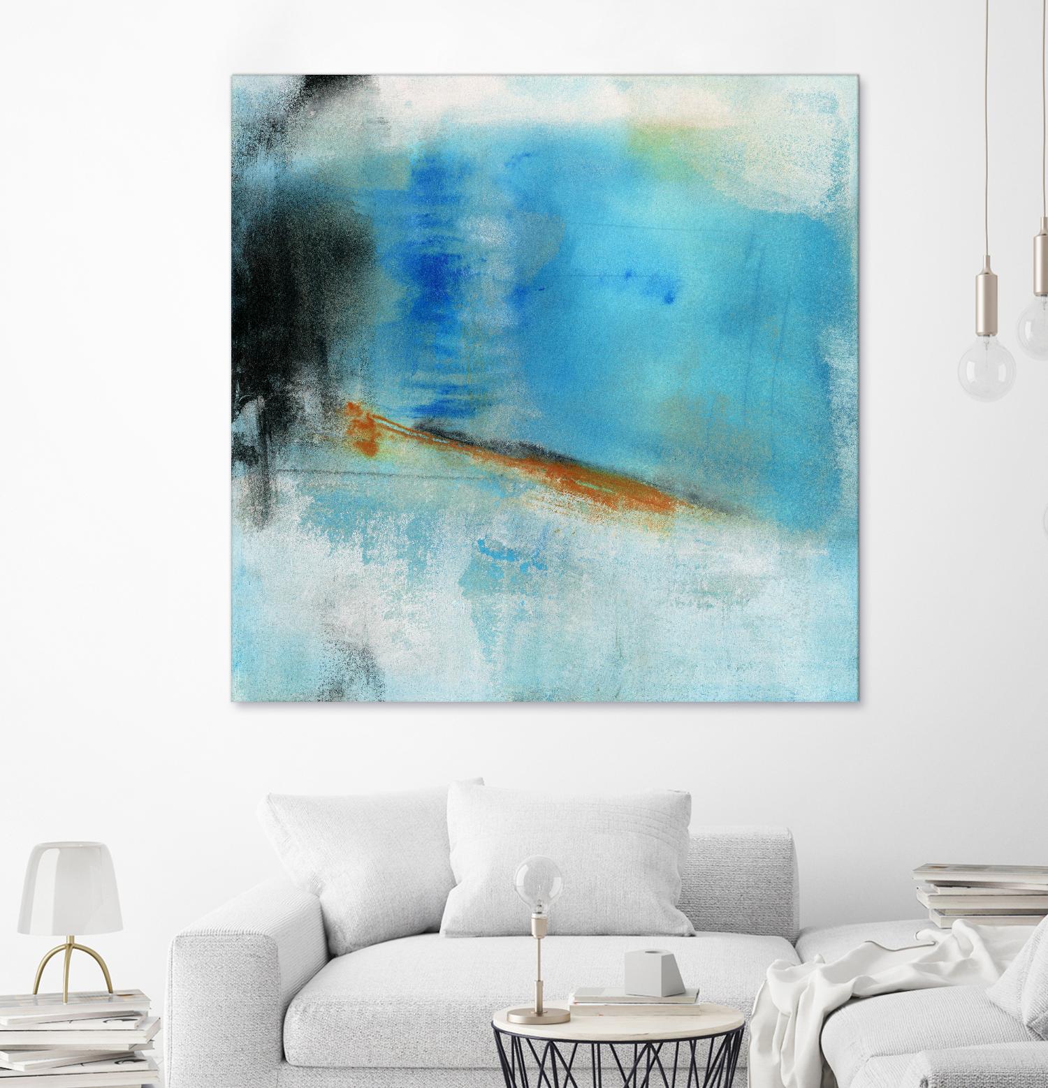 Never Grow Up 1 by Michelle Oppenheimer on GIANT ART - grey abstract