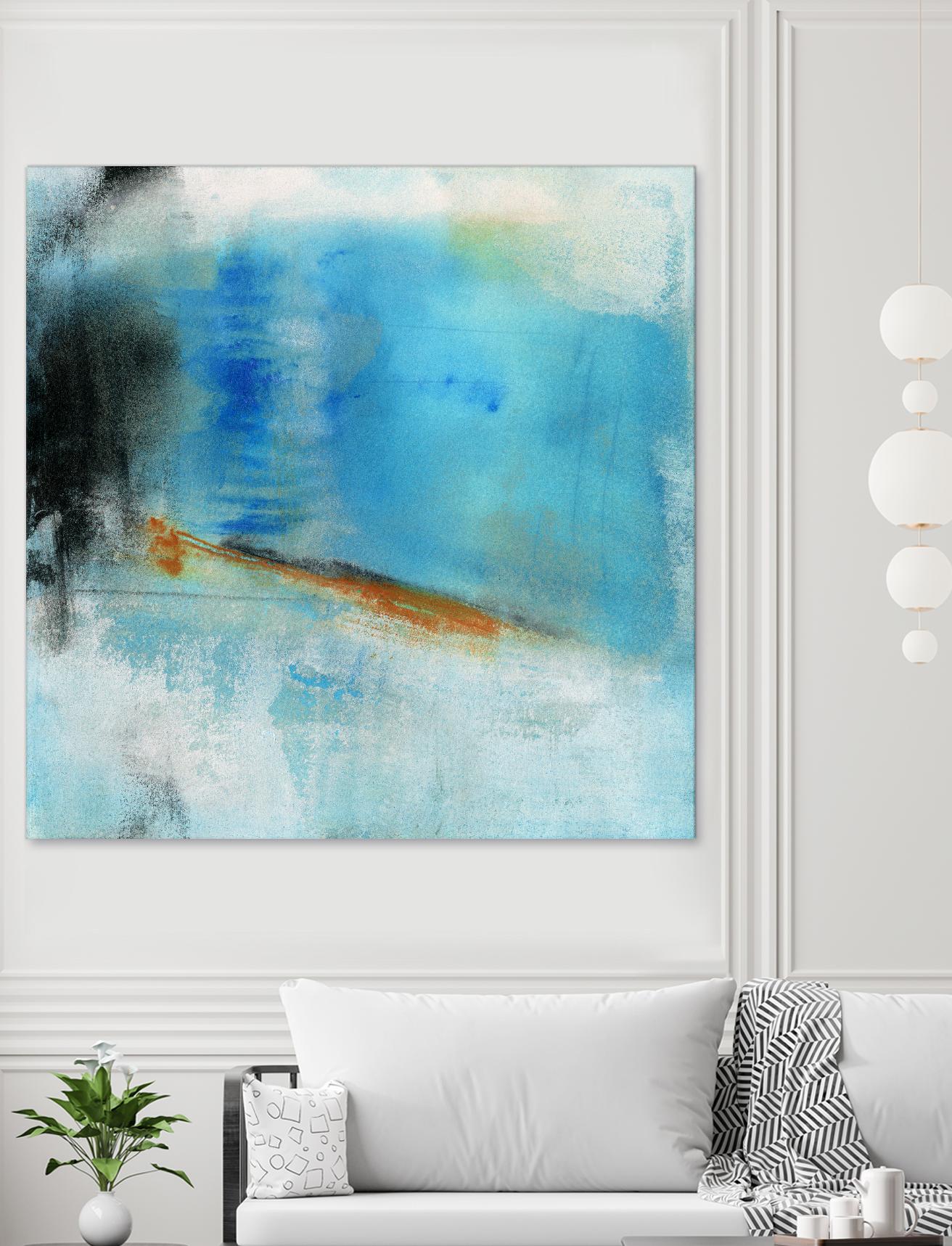 Never Grow Up 1 by Michelle Oppenheimer on GIANT ART - grey abstract