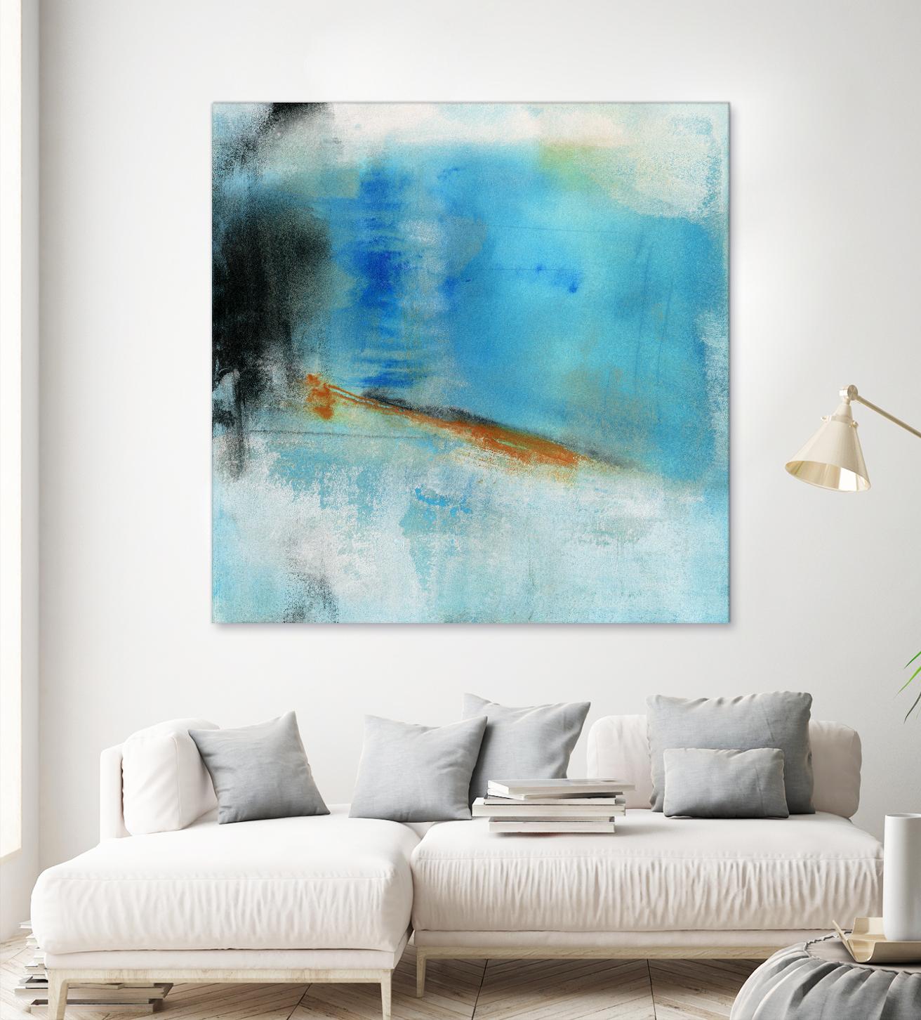 Never Grow Up 1 by Michelle Oppenheimer on GIANT ART - grey abstract