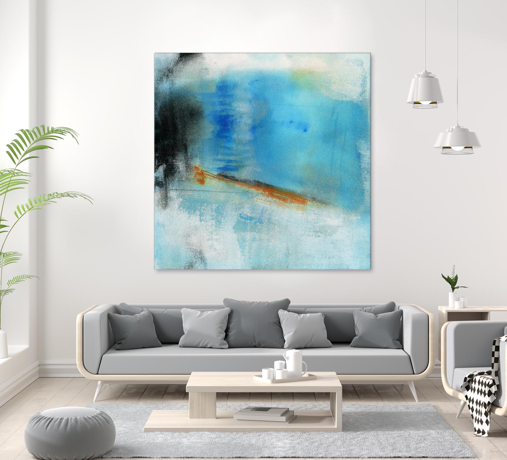 Never Grow Up 1 by Michelle Oppenheimer on GIANT ART - grey abstract