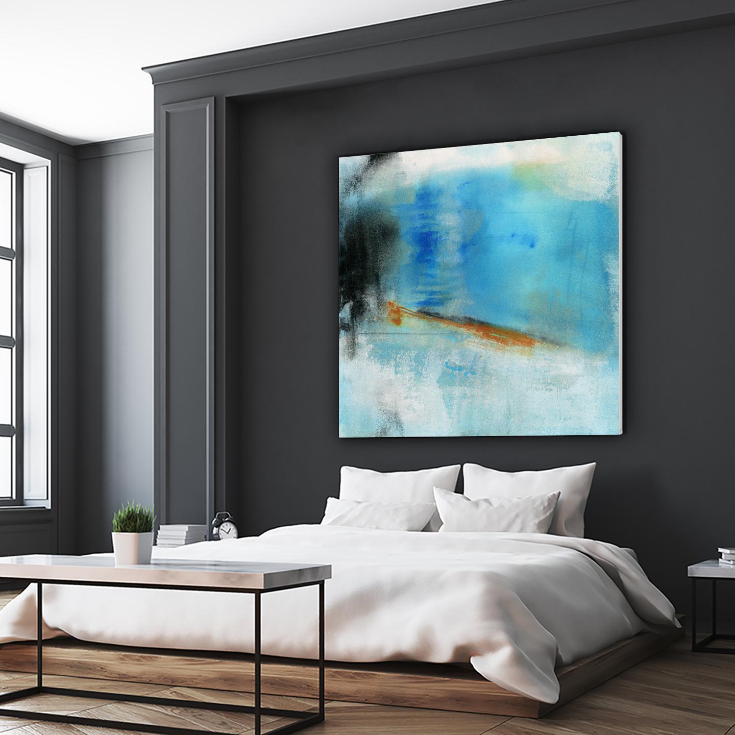 Never Grow Up 1 by Michelle Oppenheimer on GIANT ART - grey abstract