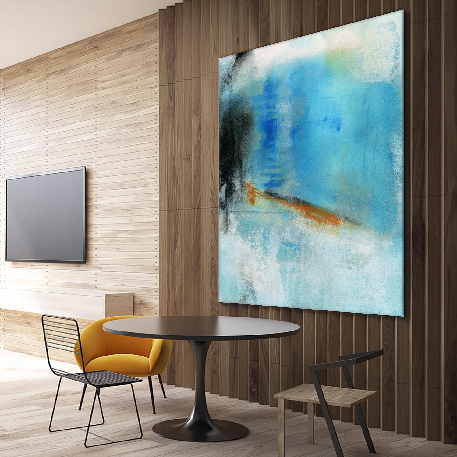 Never Grow Up 1 by Michelle Oppenheimer on GIANT ART - grey abstract