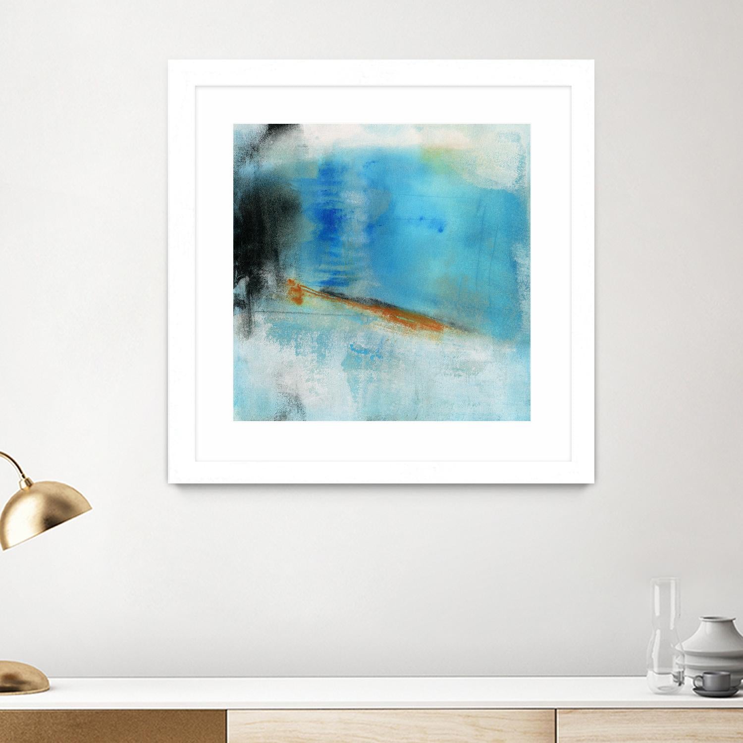 Never Grow Up 1 by Michelle Oppenheimer on GIANT ART - grey abstract