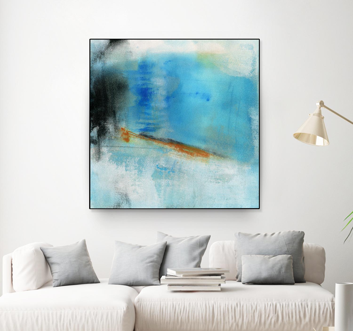 Never Grow Up 1 by Michelle Oppenheimer on GIANT ART - grey abstract