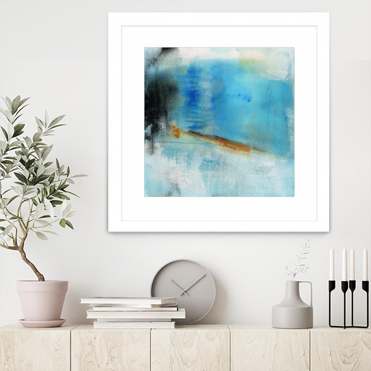 Never Grow Up 1 by Michelle Oppenheimer on GIANT ART - grey abstract