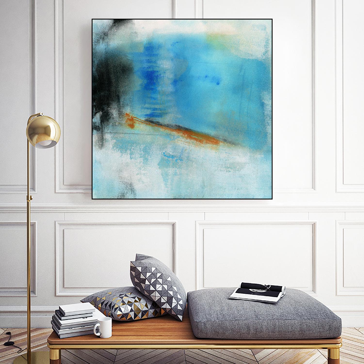 Never Grow Up 1 by Michelle Oppenheimer on GIANT ART - grey abstract