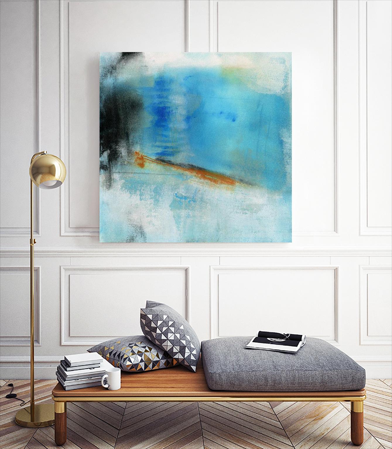 Never Grow Up 1 by Michelle Oppenheimer on GIANT ART - grey abstract