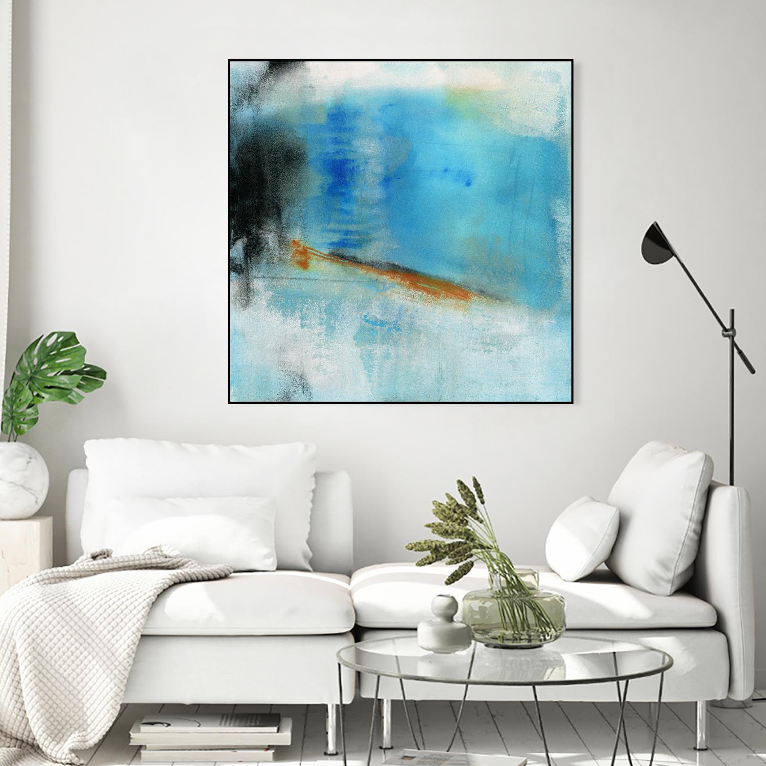 Never Grow Up 1 by Michelle Oppenheimer on GIANT ART - grey abstract