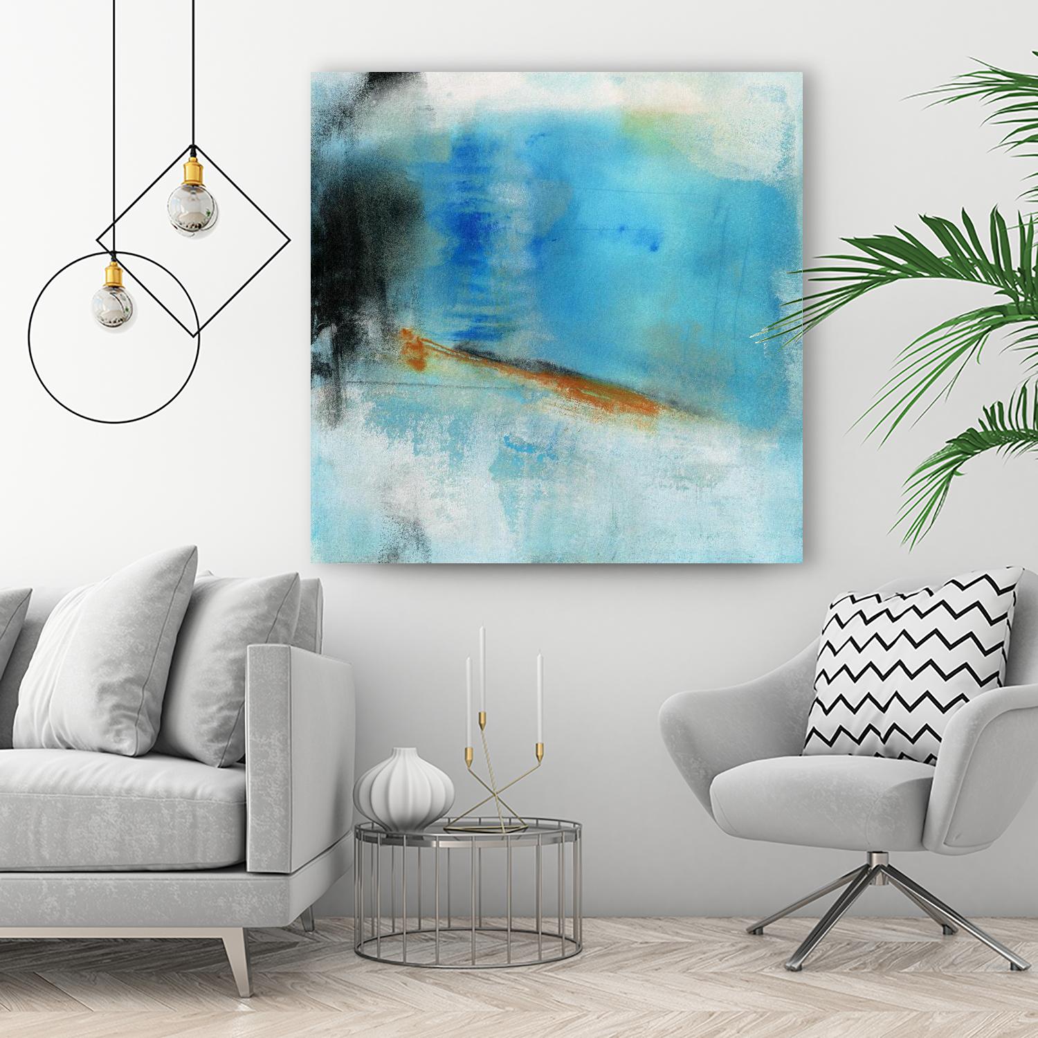 Never Grow Up 1 by Michelle Oppenheimer on GIANT ART - grey abstract