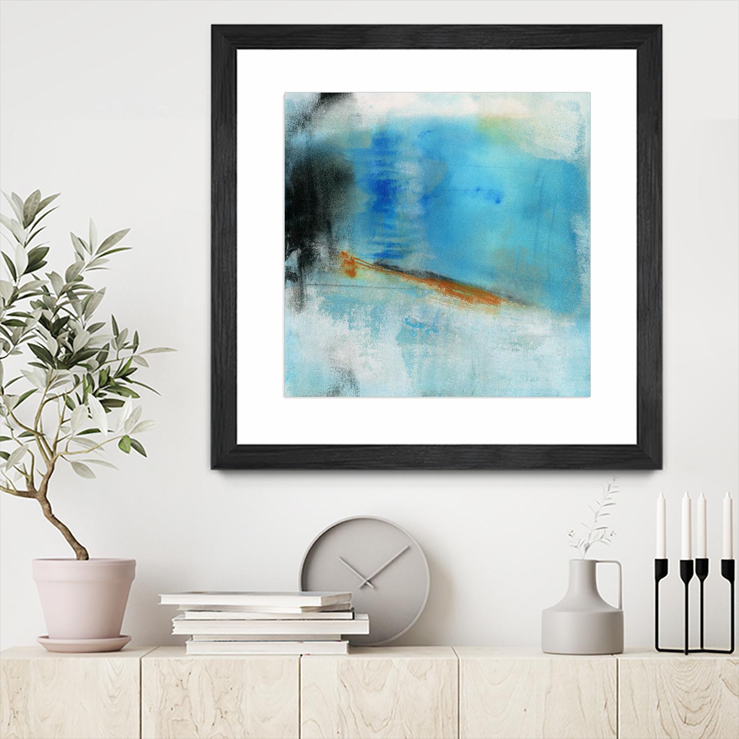 Never Grow Up 1 by Michelle Oppenheimer on GIANT ART - grey abstract