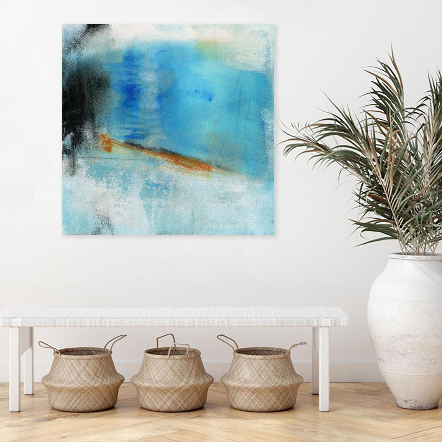 Never Grow Up 1 by Michelle Oppenheimer on GIANT ART - grey abstract