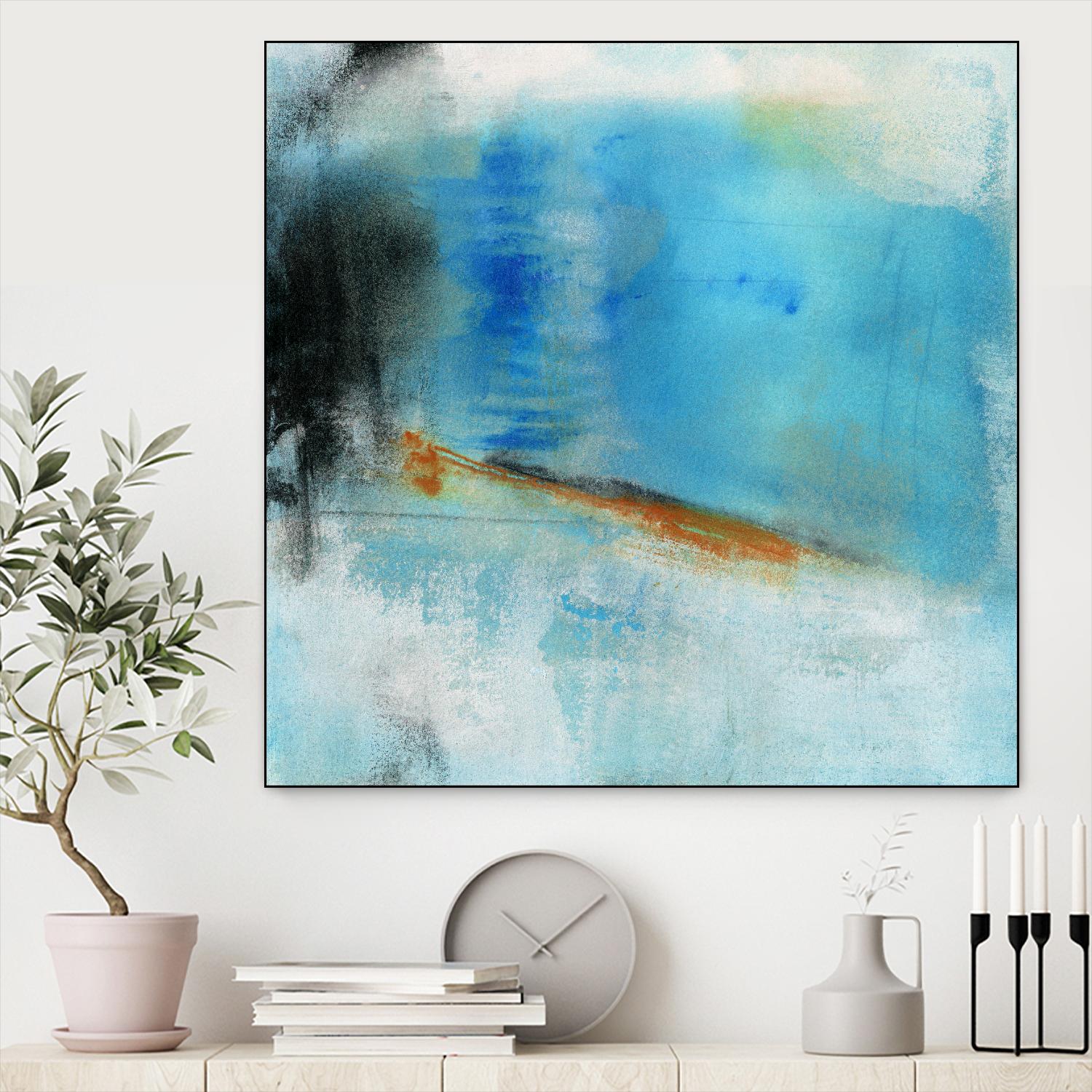 Never Grow Up 1 by Michelle Oppenheimer on GIANT ART - grey abstract