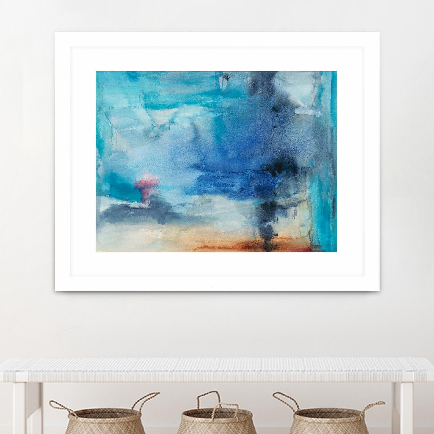 Out to Sea by Michelle Oppenheimer on GIANT ART - grey abstract