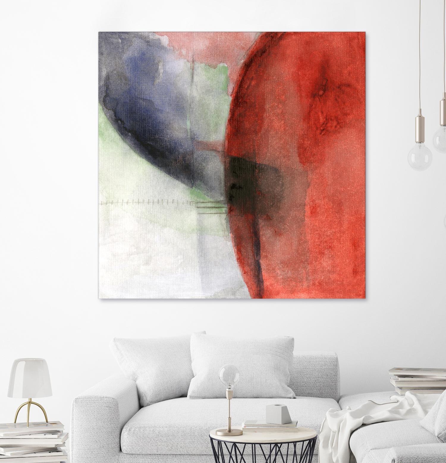 The Distant Fire by Michelle Oppenheimer on GIANT ART - multicolor abstracts; contemporary