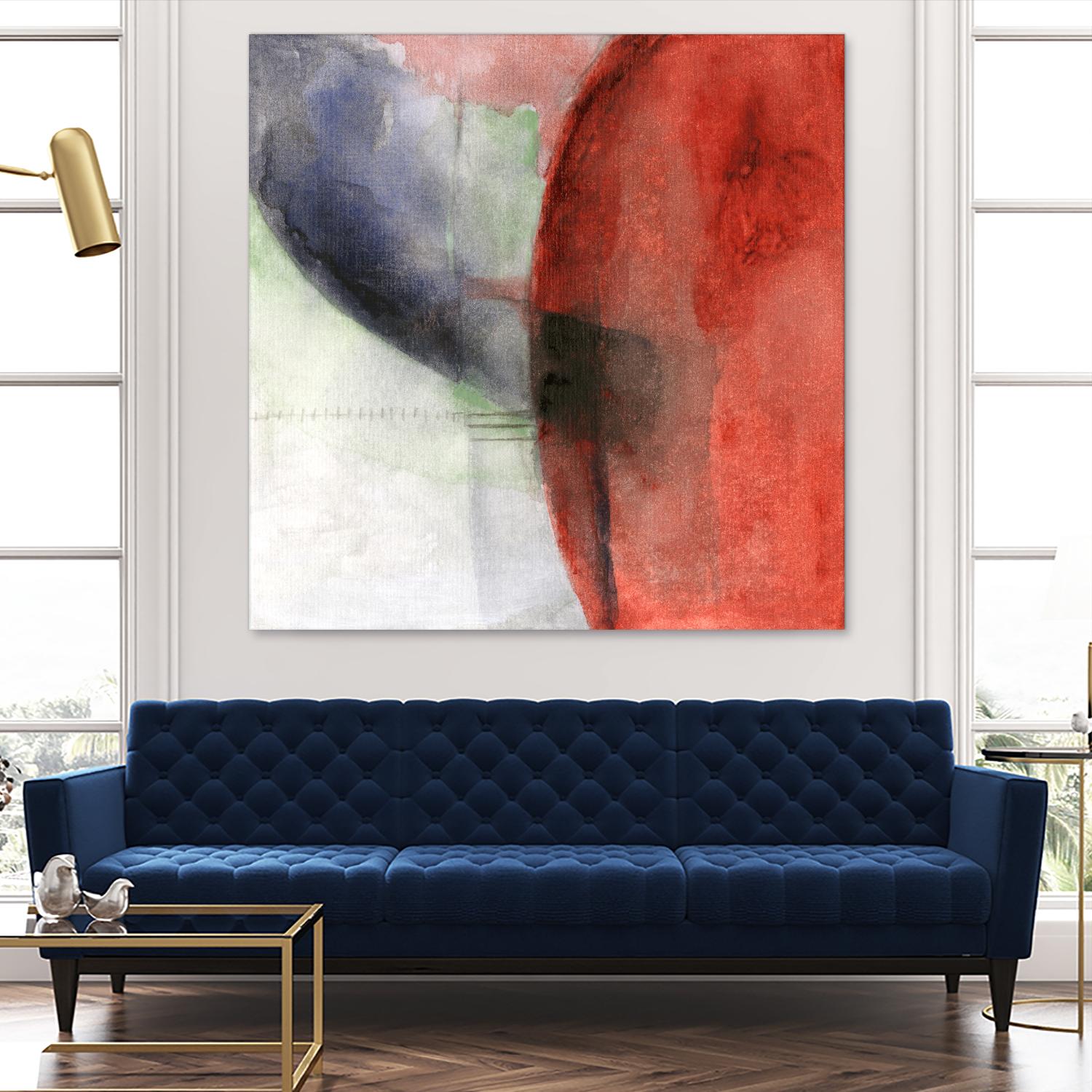 The Distant Fire by Michelle Oppenheimer on GIANT ART - multicolor abstracts; contemporary