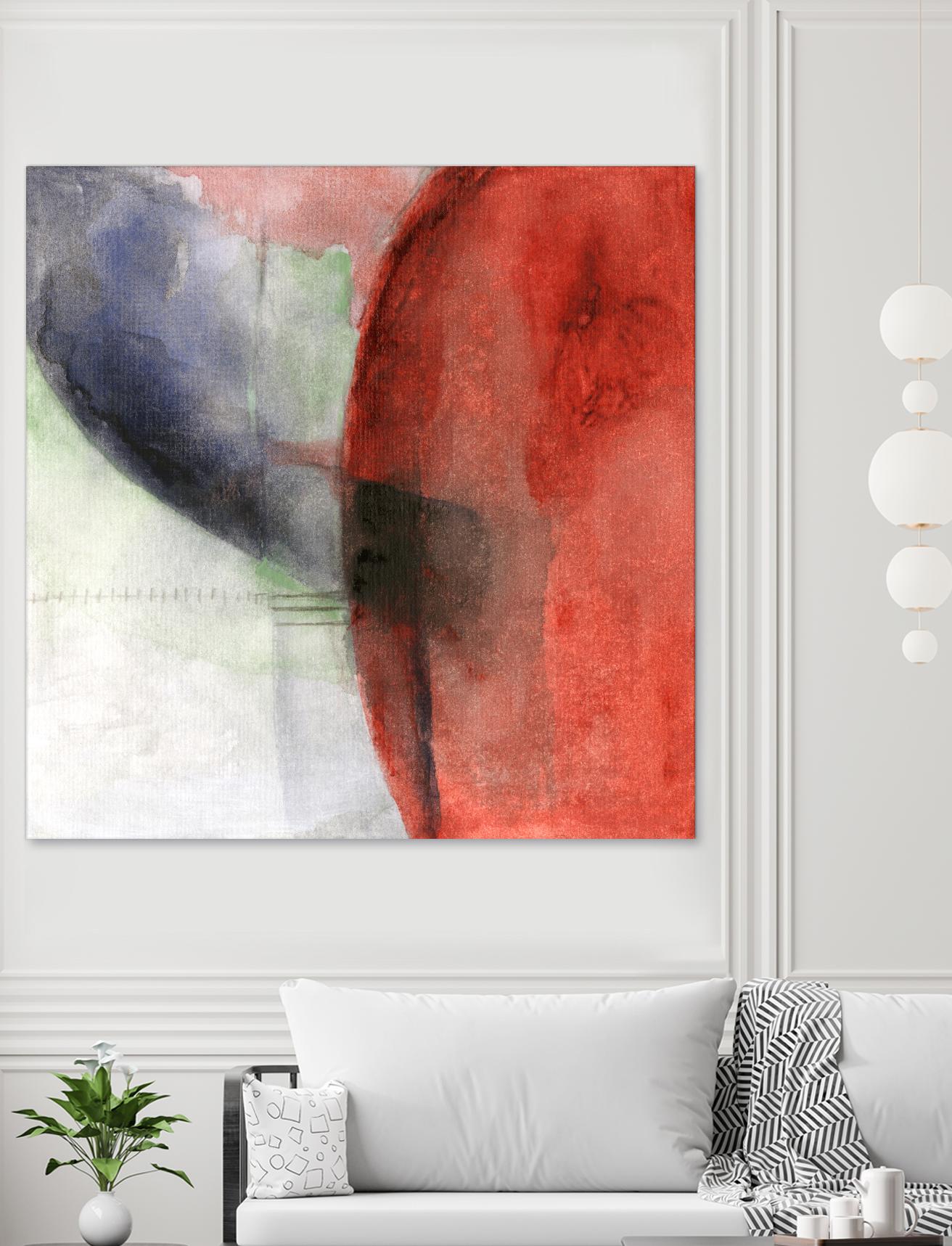 The Distant Fire by Michelle Oppenheimer on GIANT ART - multicolor abstracts; contemporary