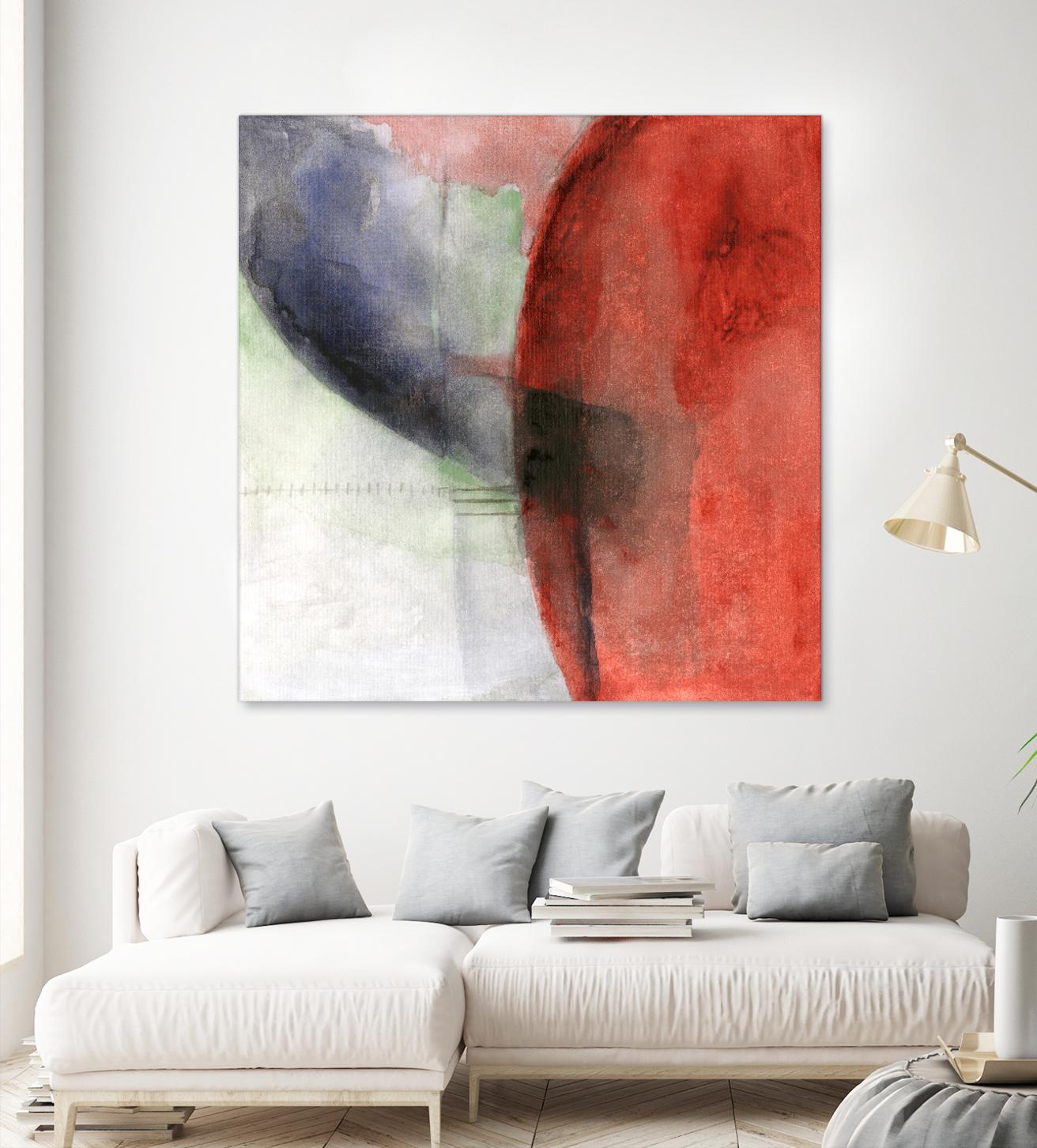 The Distant Fire by Michelle Oppenheimer on GIANT ART - multicolor abstracts; contemporary