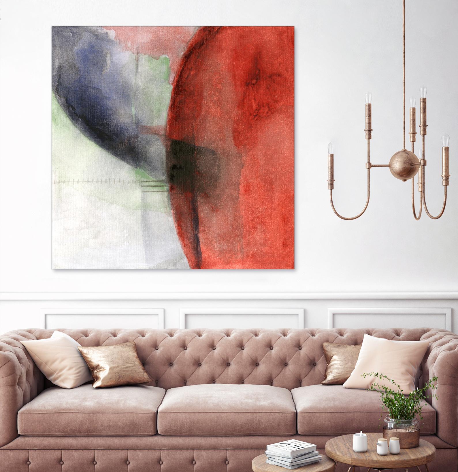 The Distant Fire by Michelle Oppenheimer on GIANT ART - multicolor abstracts; contemporary