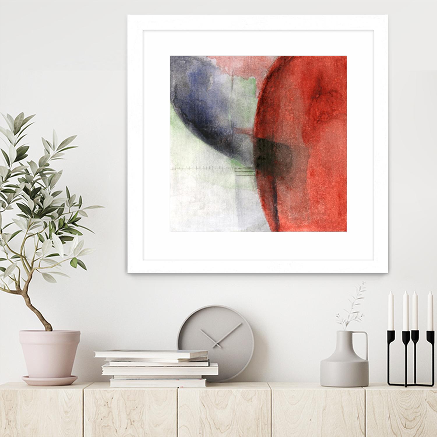 The Distant Fire by Michelle Oppenheimer on GIANT ART - multicolor abstracts; contemporary