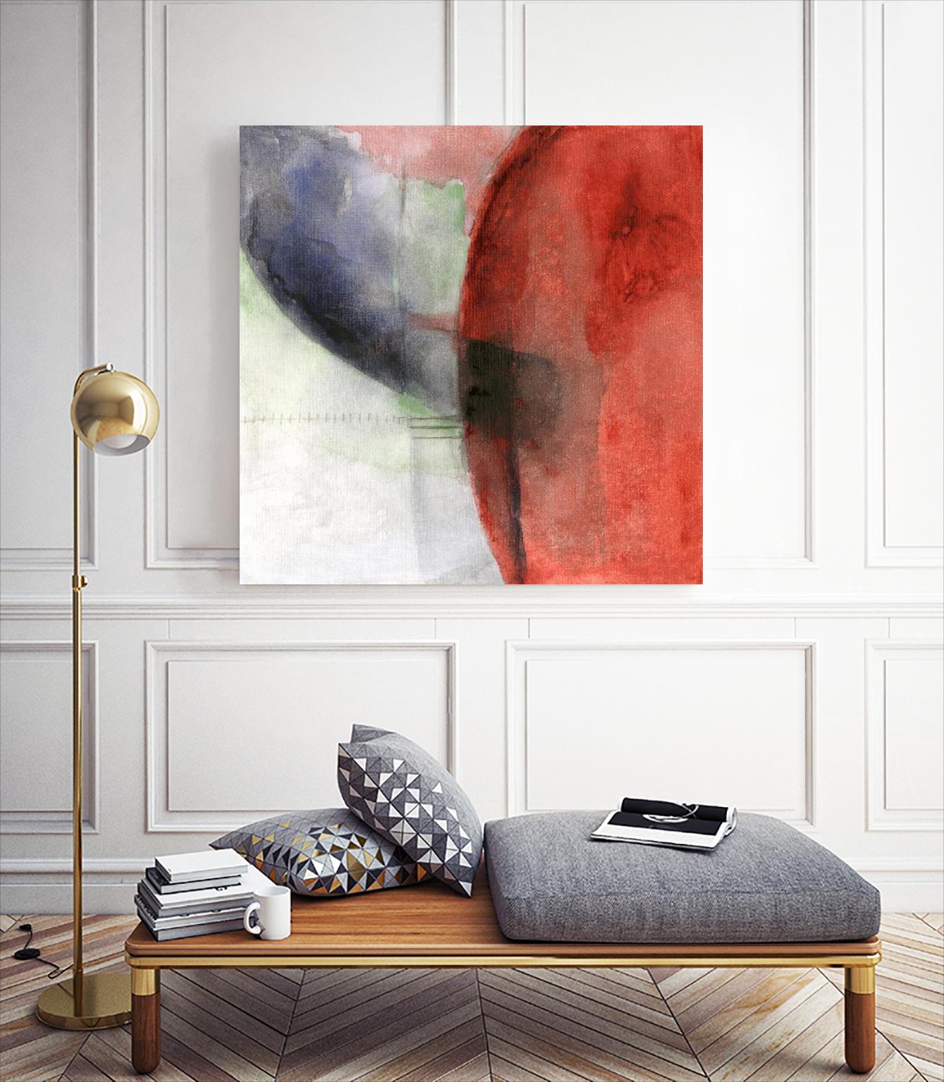 The Distant Fire by Michelle Oppenheimer on GIANT ART - multicolor abstracts; contemporary