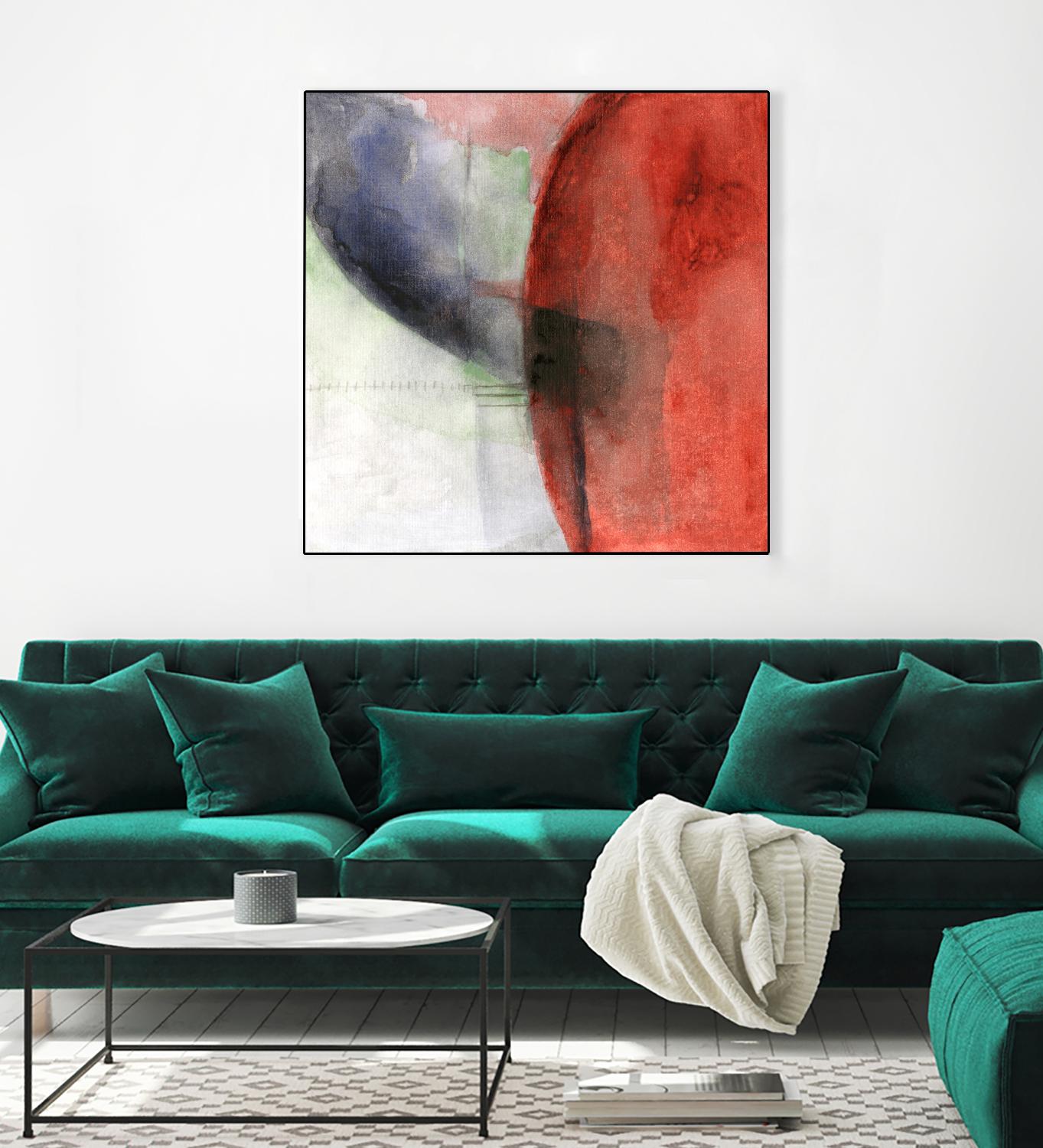 The Distant Fire by Michelle Oppenheimer on GIANT ART - multicolor abstracts; contemporary