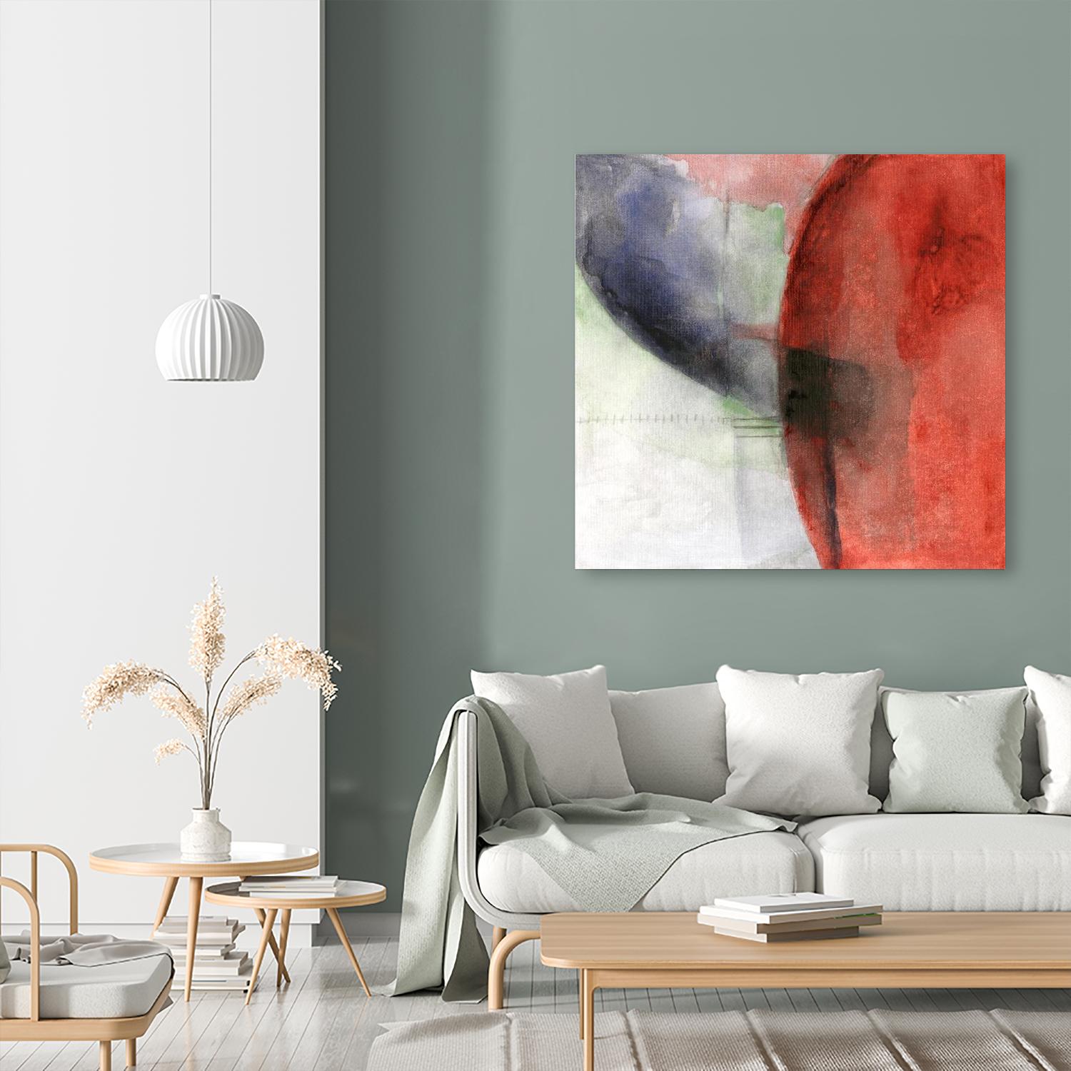 The Distant Fire by Michelle Oppenheimer on GIANT ART - multicolor abstracts; contemporary