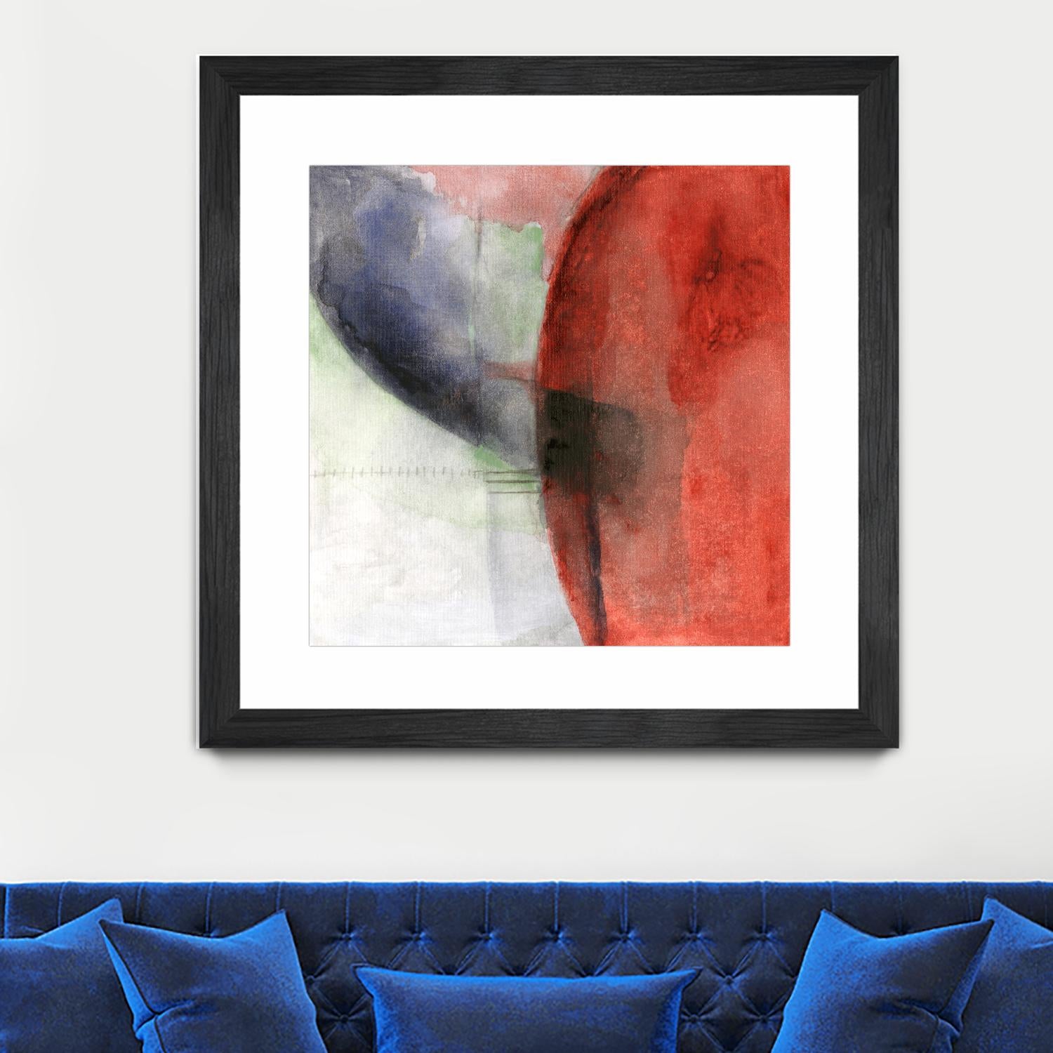 The Distant Fire by Michelle Oppenheimer on GIANT ART - multicolor abstracts; contemporary