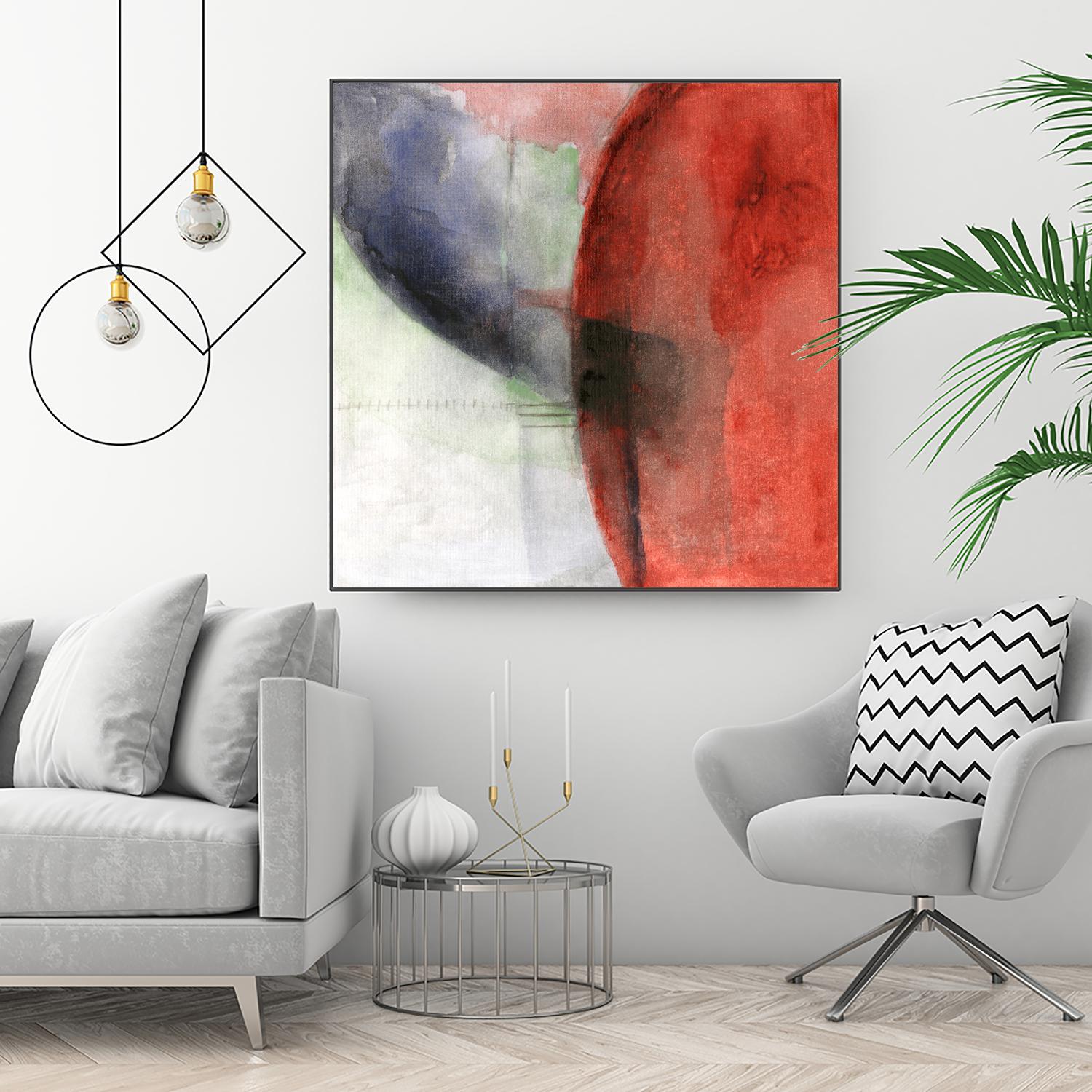 The Distant Fire by Michelle Oppenheimer on GIANT ART - multicolor abstracts; contemporary