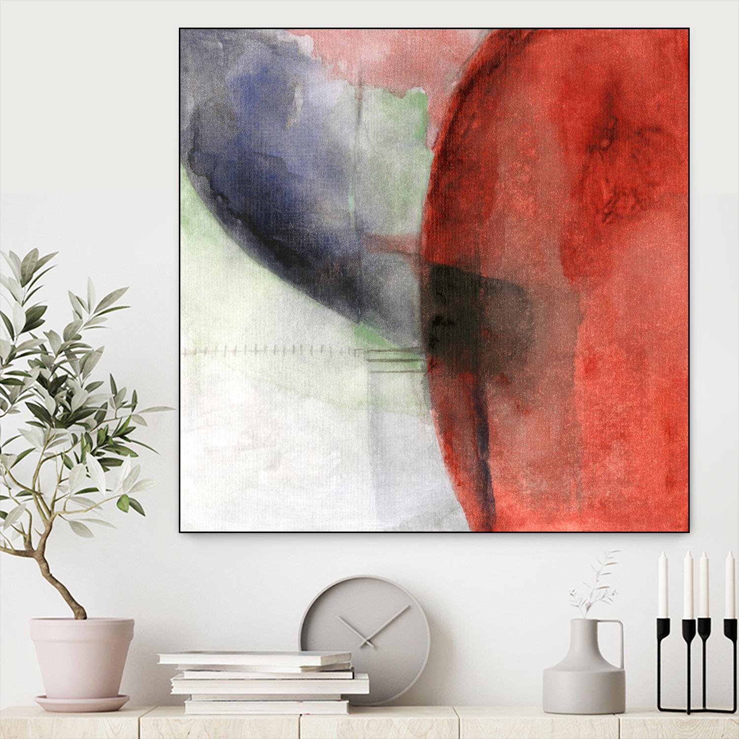 The Distant Fire by Michelle Oppenheimer on GIANT ART - multicolor abstracts; contemporary