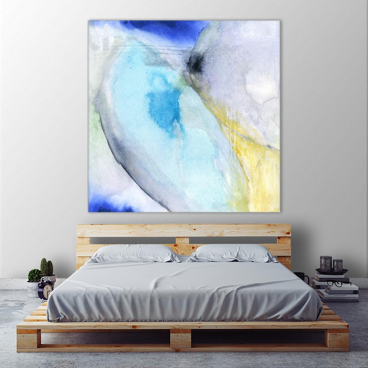 Of the Brighter Cold Moon by Michelle Oppenheimer on GIANT ART - multicolor abstracts; contemporary