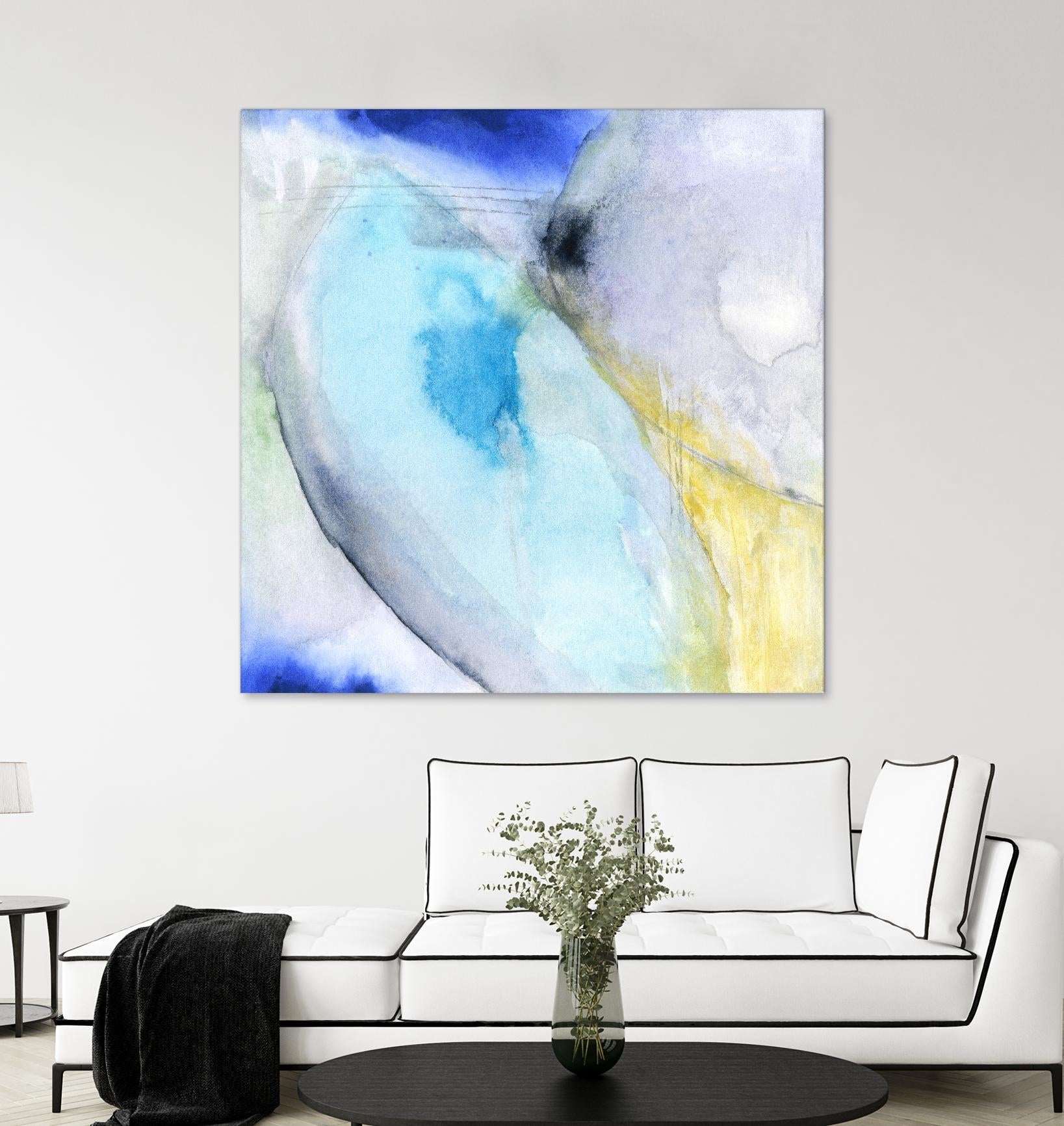 Of the Brighter Cold Moon by Michelle Oppenheimer on GIANT ART - multicolor abstracts; contemporary