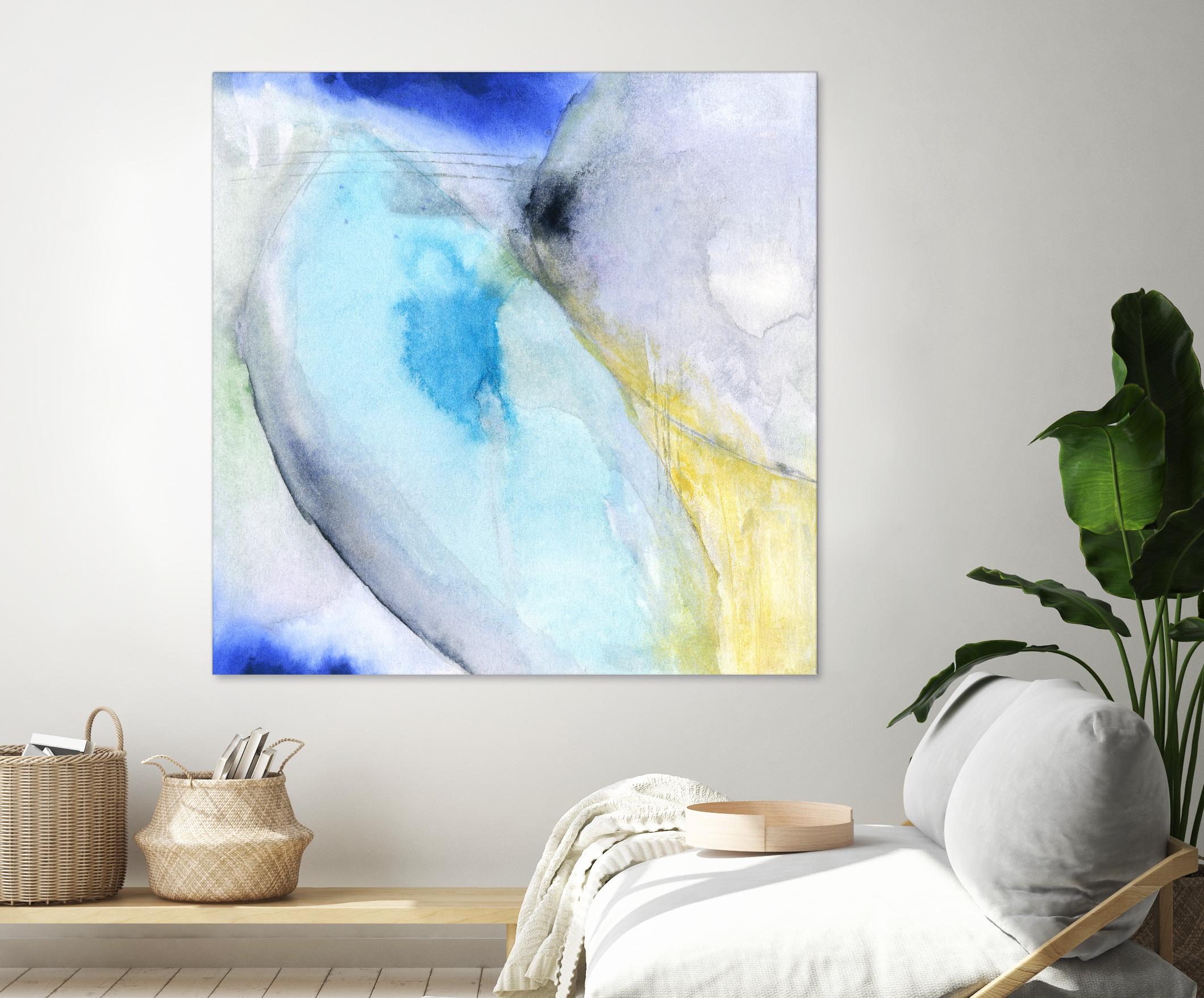 Of the Brighter Cold Moon by Michelle Oppenheimer on GIANT ART - multicolor abstracts; contemporary
