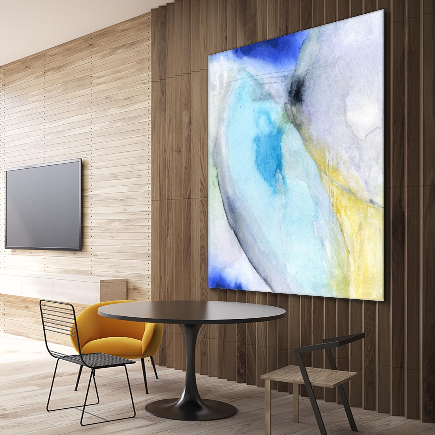Of the Brighter Cold Moon by Michelle Oppenheimer on GIANT ART - multicolor abstracts; contemporary