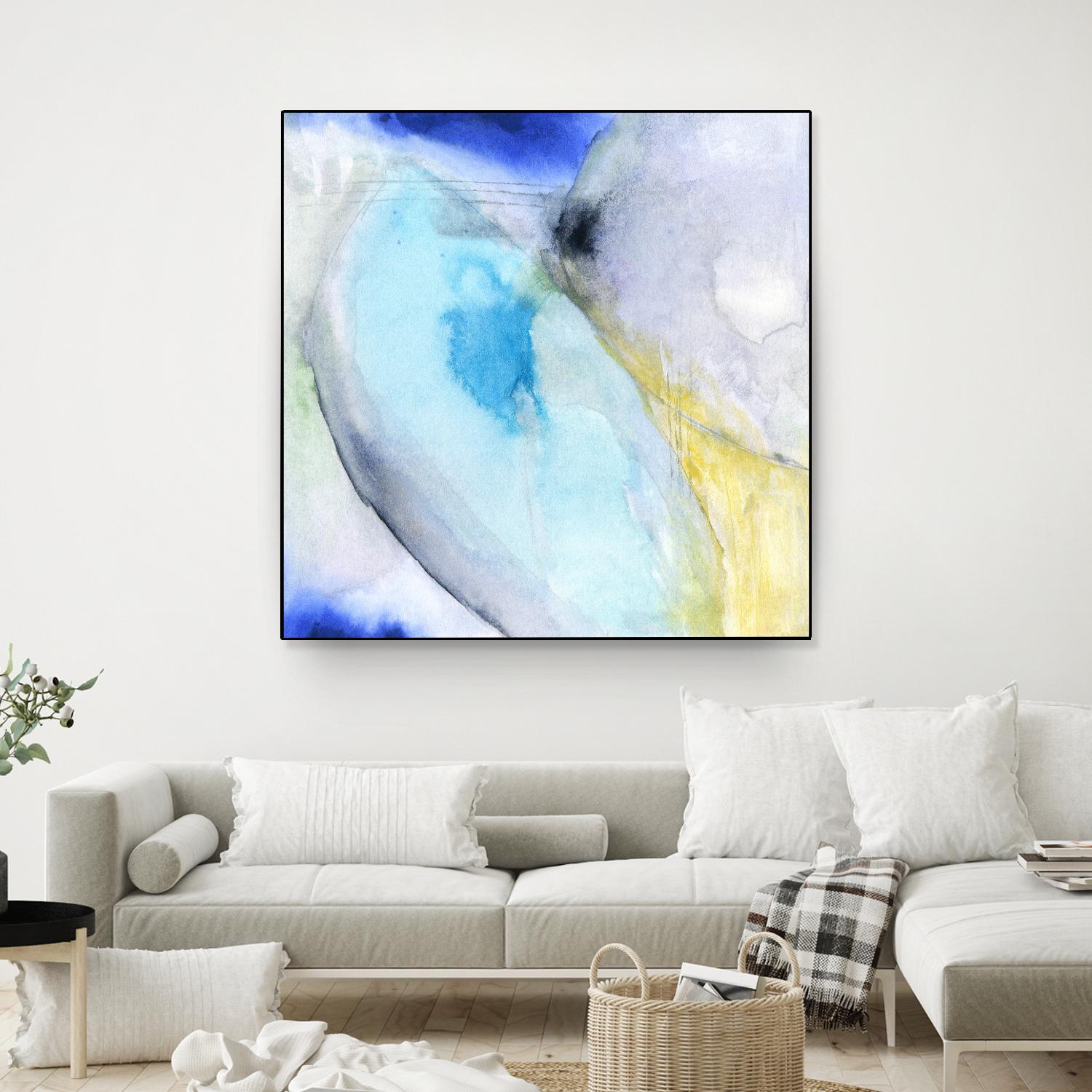 Of the Brighter Cold Moon by Michelle Oppenheimer on GIANT ART - multicolor abstracts; contemporary