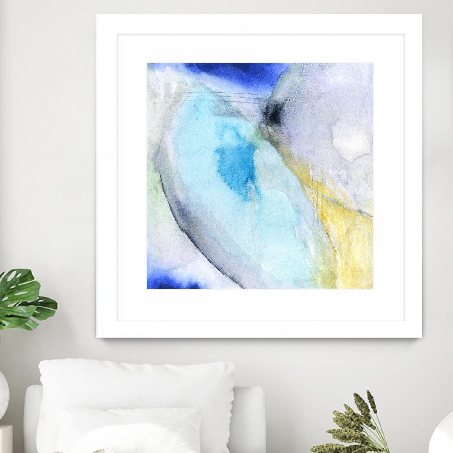 Of the Brighter Cold Moon by Michelle Oppenheimer on GIANT ART - multicolor abstracts; contemporary